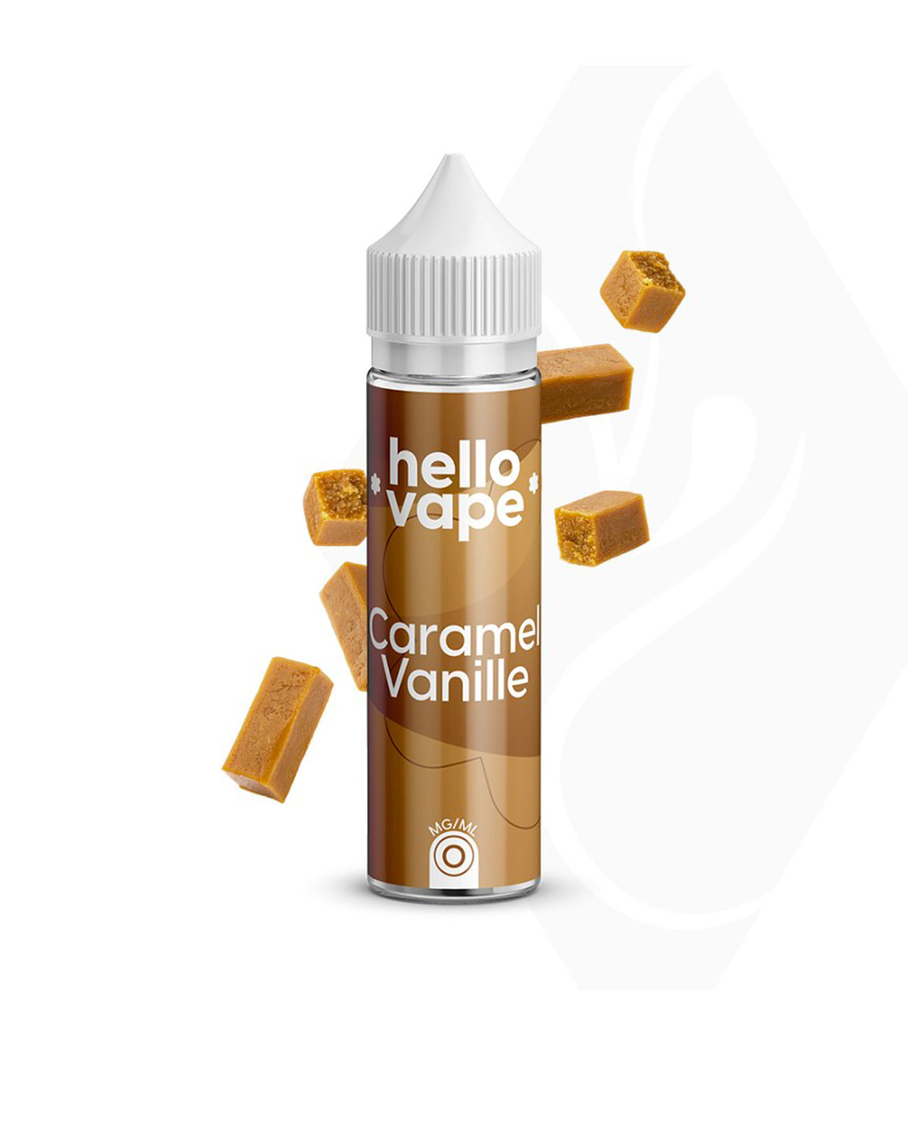 E-liquide Hello Vape Caramel Vanille gourmand et pas cher