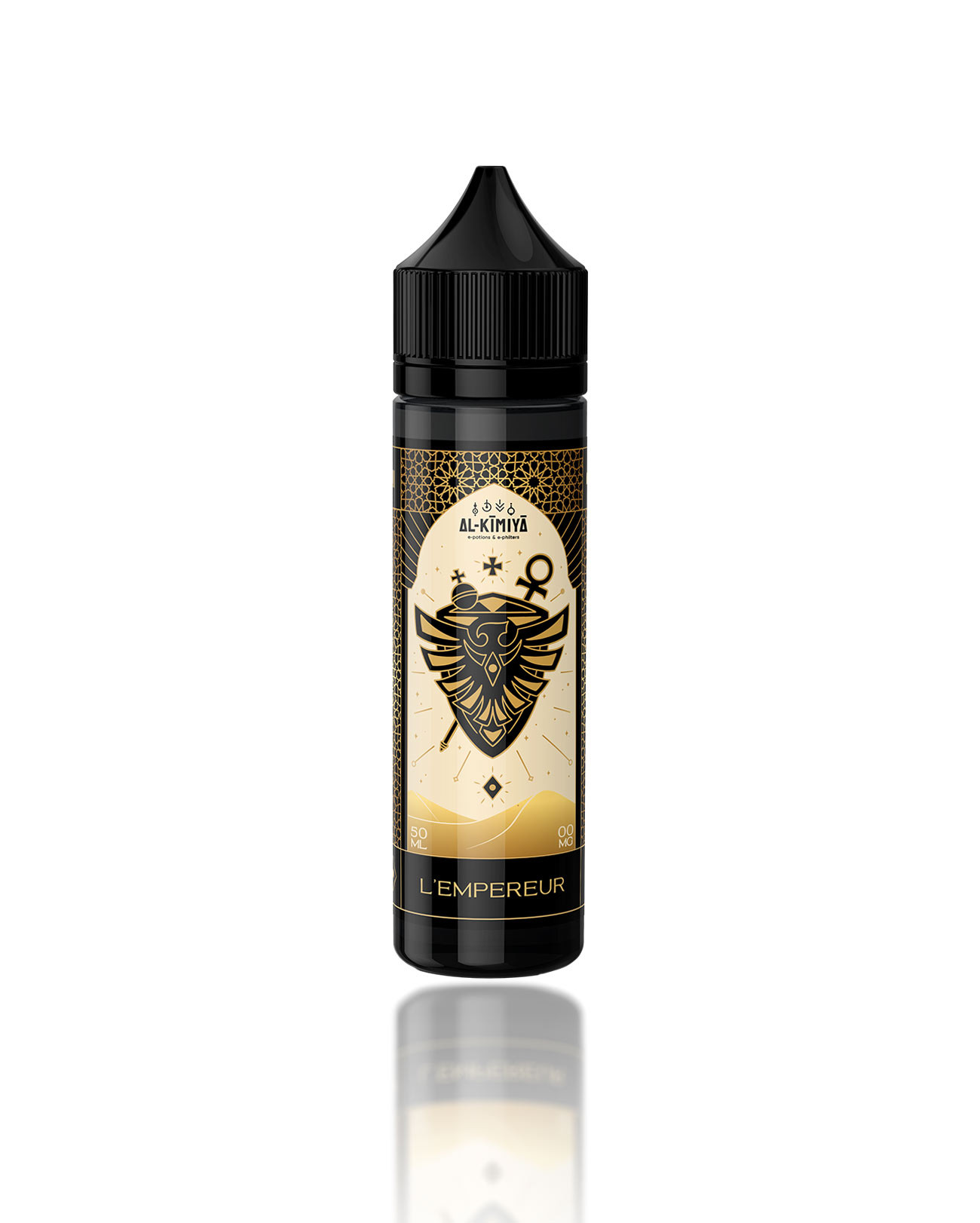 E-liquide grand format 50 ml L'Empereur d'Al-Kimiya fin et gourmand