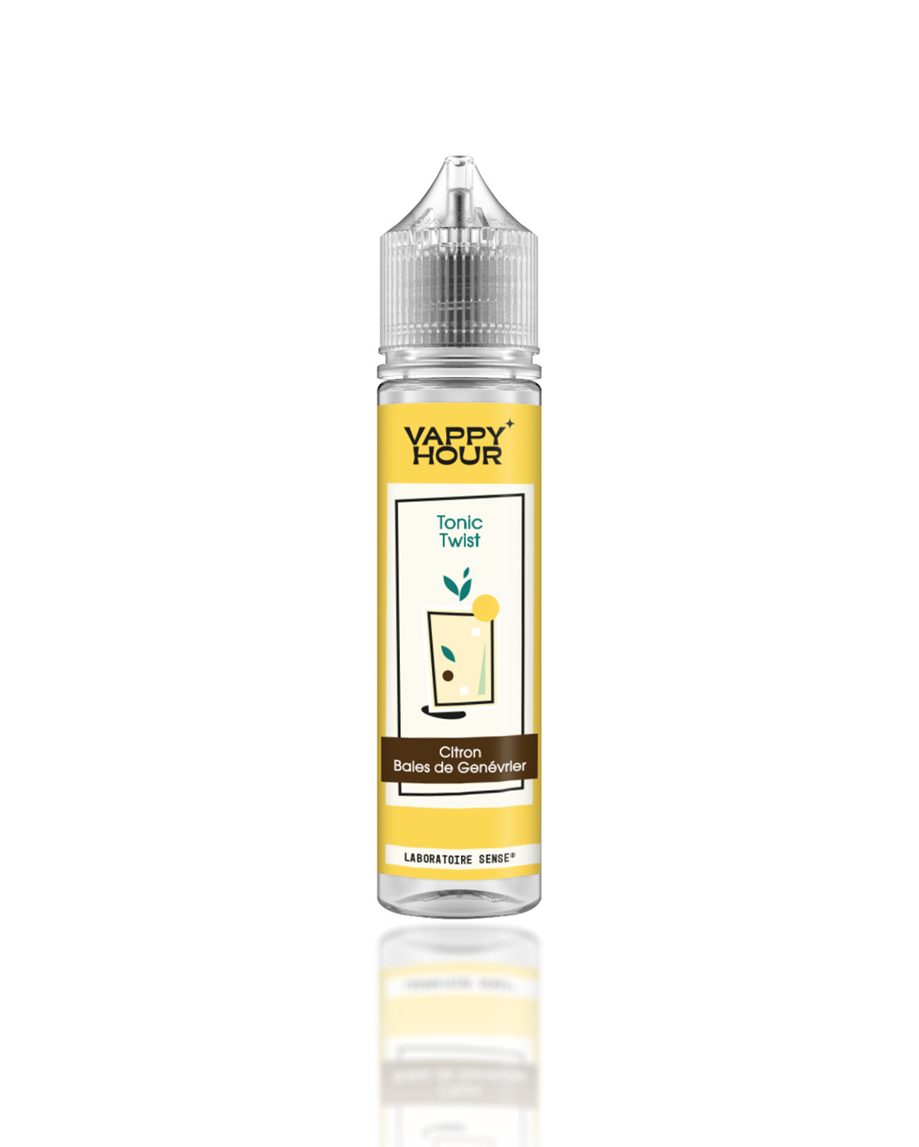 E-liquide Tonic Twist de Vappy Hour en grand format 50 ml saveur cocktail