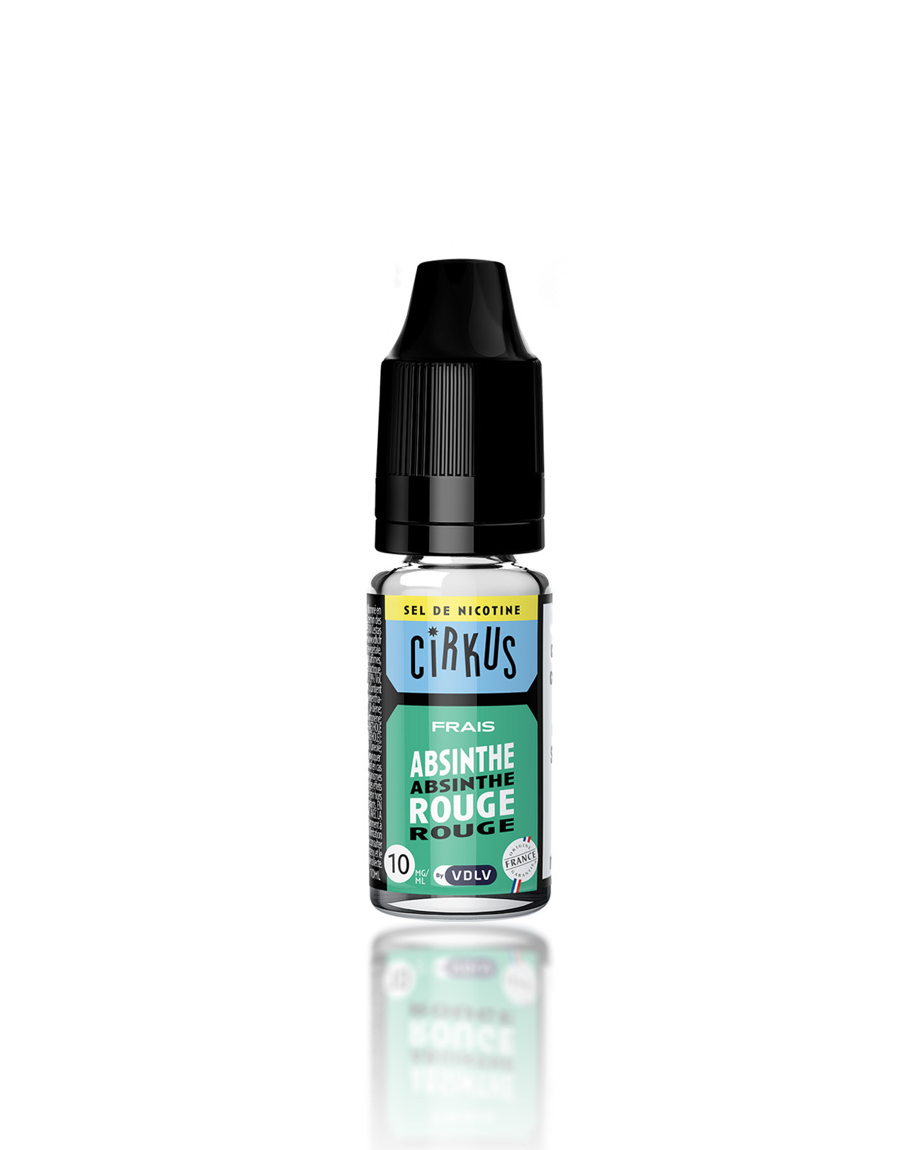 E-liquide Absinthe Rouge Cirkus 10 ml nouveau packaging