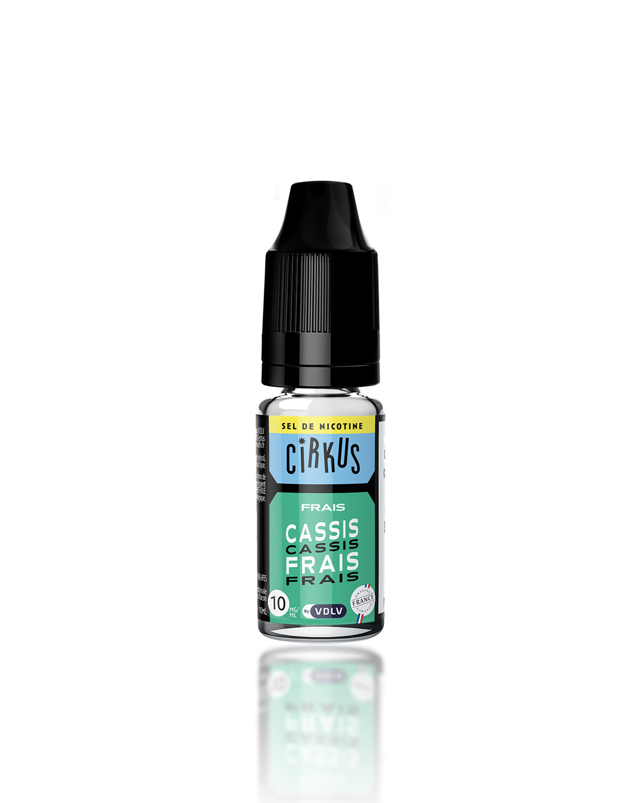 E-liquide Cassis Frais Sels de nicotine 10 ml nouveau packaging