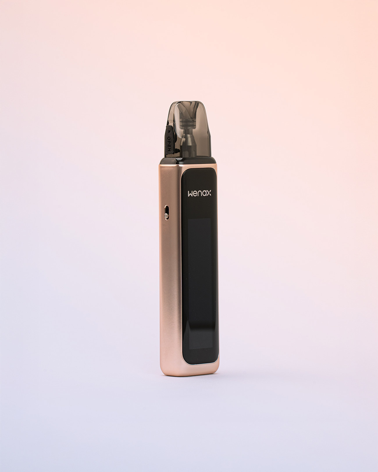 Pod Wenax Q Ultra Geekvape Champagne Gold tactile et moderne