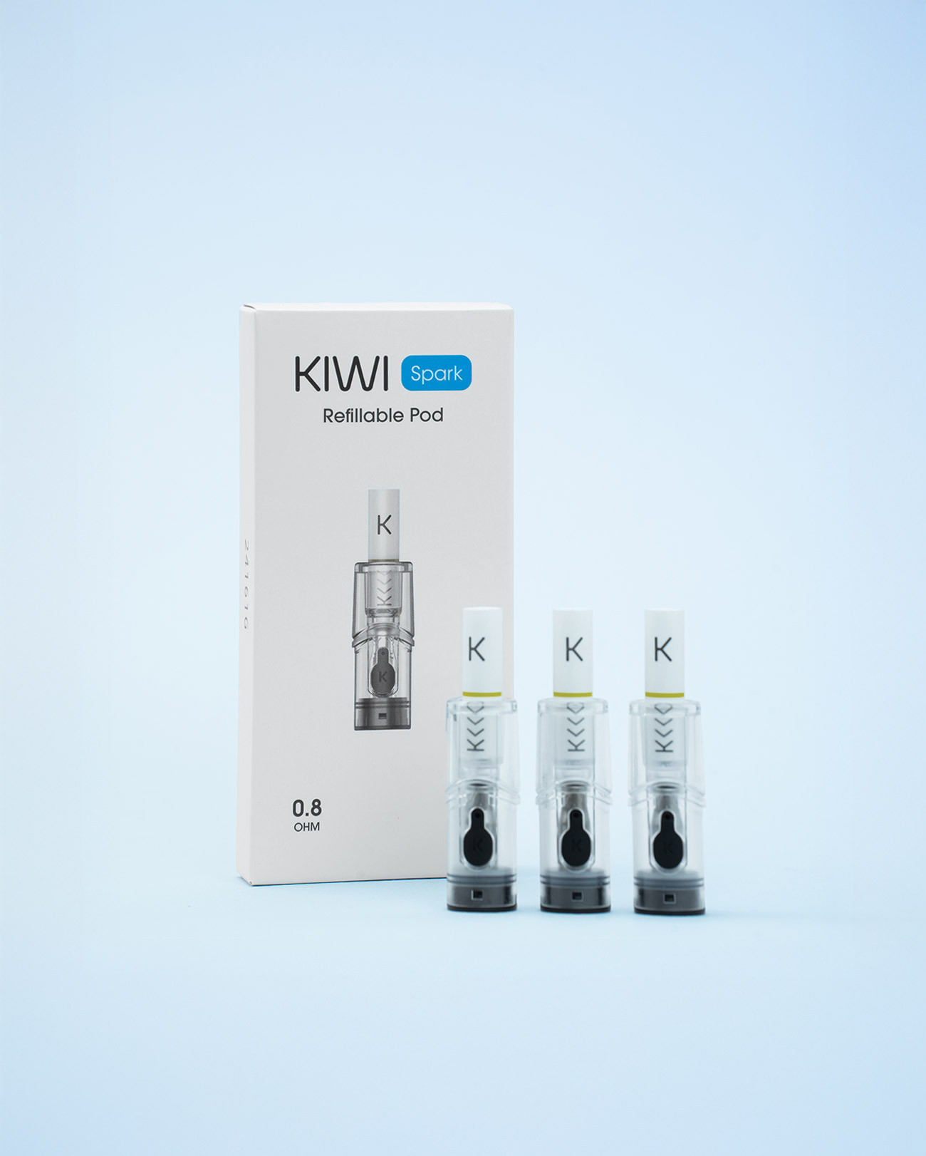 Cartouches Kiwi Spark 1,2 ohm pour pod Kiwi Spark de Kiwi Vapor tirage serré comme une clope