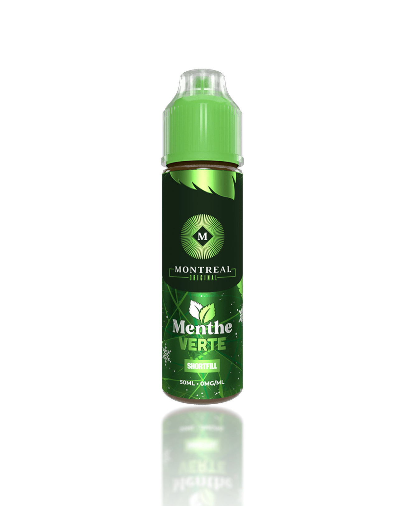 E-liquide 50 ml Menthe Verte de Montreal Original, frais et légèrement sucré