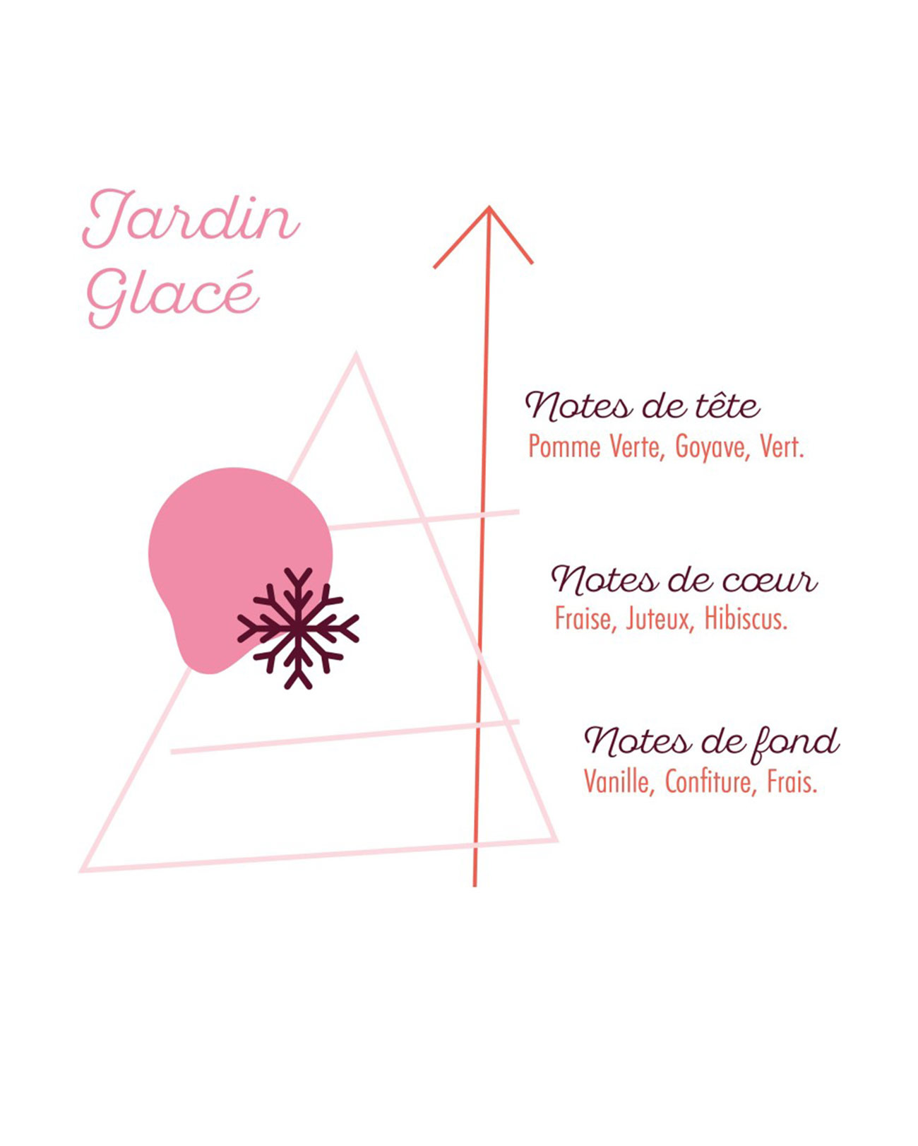 E-liquide Nuage Polaire Jardin Glacé 50 ml pyramide des saveurs