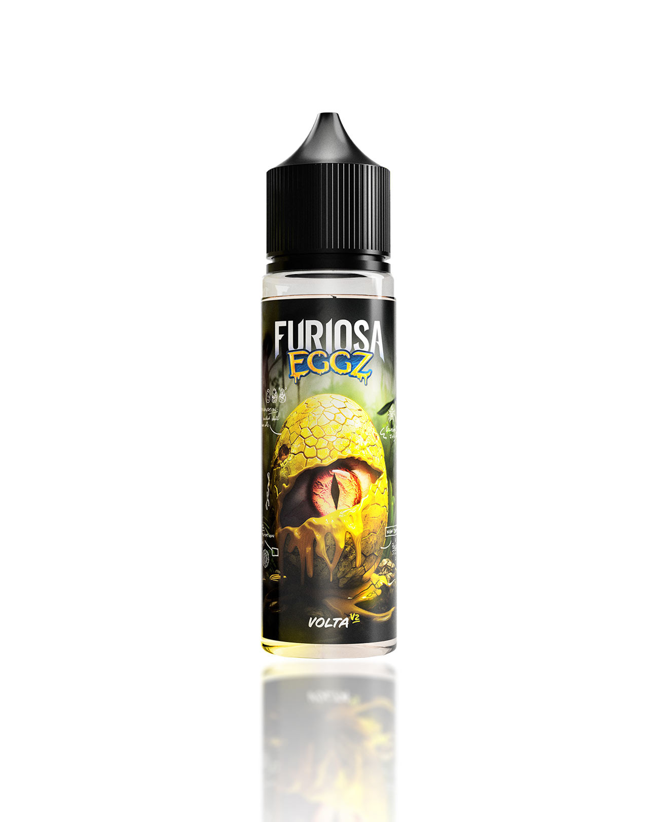 E-liquide Volta V2 50 ml de Furiosa Eggz exotique et frais