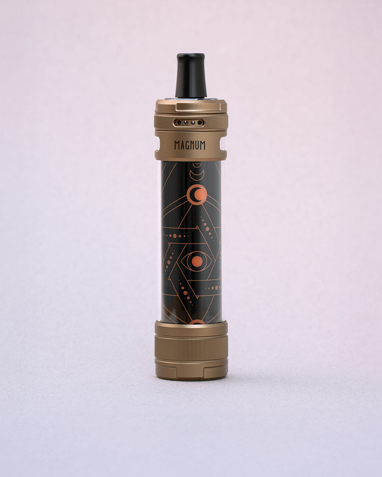 Chicha Aspire Magnum Pod Mystic Galaxy marron doré avec une grosse contenance 6 ml de e-liquide