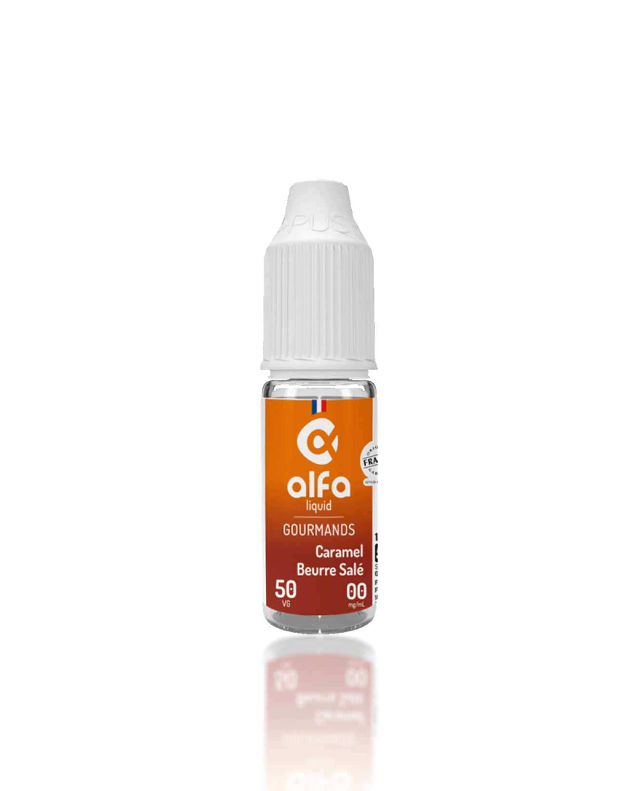 E-liquide Caramel Beurre Salé 10 ml Alfaliquid gourmand et pas trop sucré