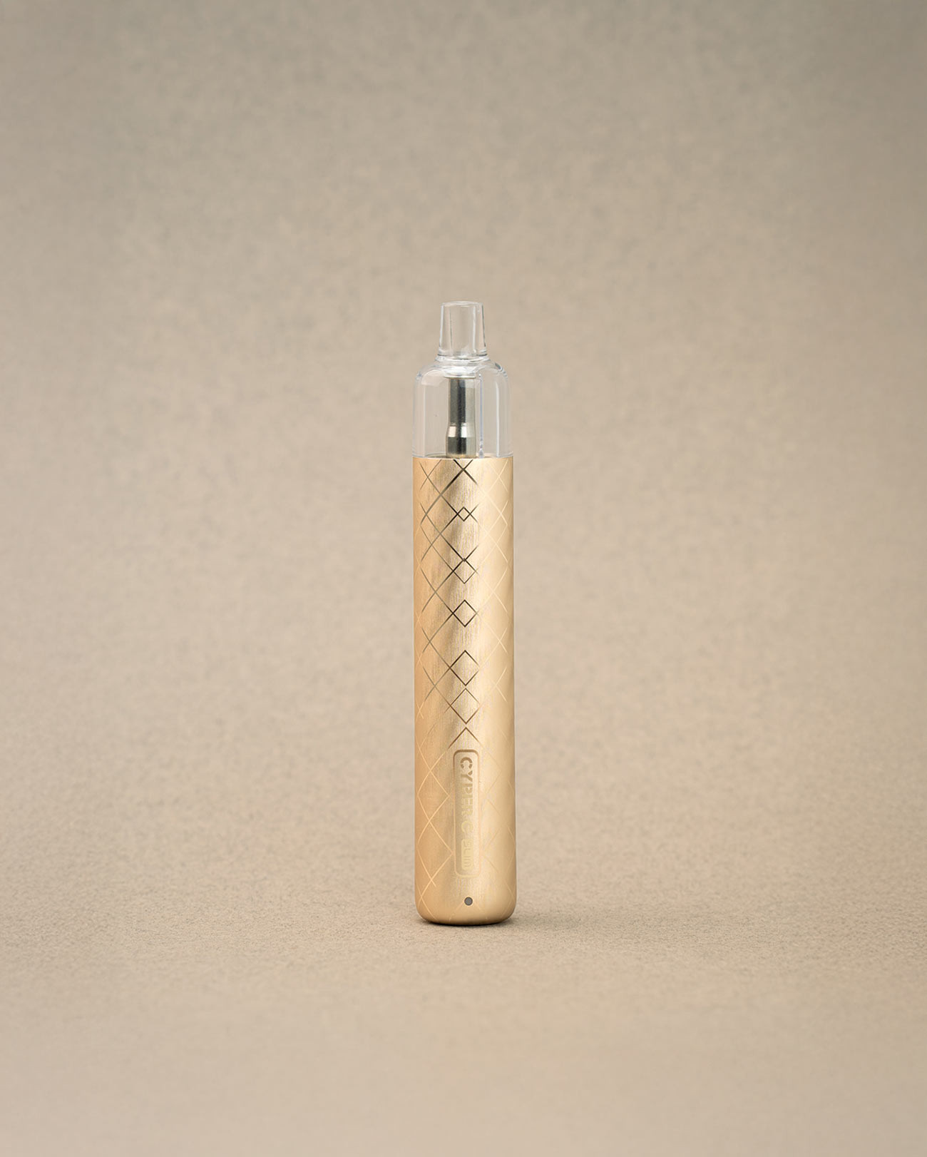 Pod Aspire Cyber G Slim Metal champagne doré hyper élégant comme un bijou