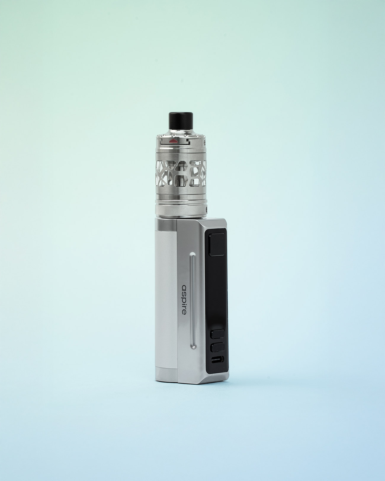 Kit Aspire Zelos M80 silver argent parfait pour débuter dans la vape