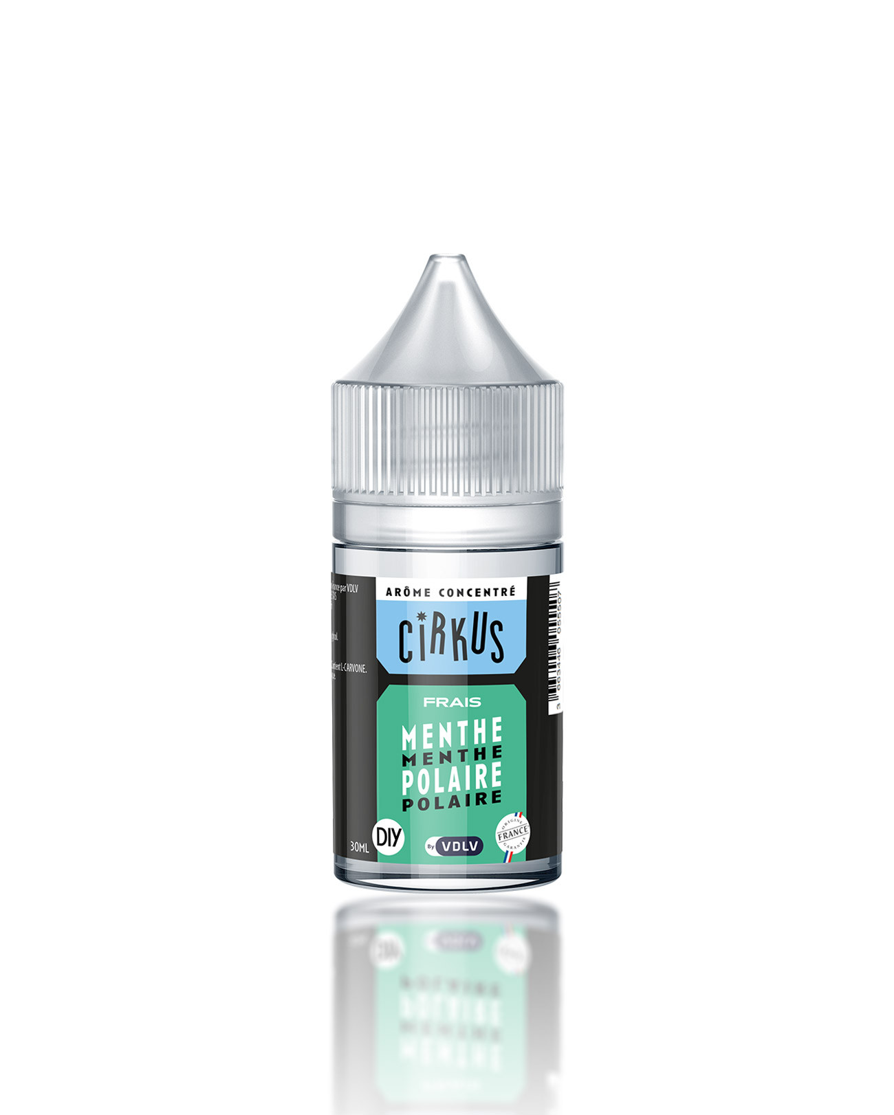 Arôme concentré 30 ml Menthe Polaire Cirkus VDLV goût mentholé très frais pour fabriquer son e-liquide DIY maison