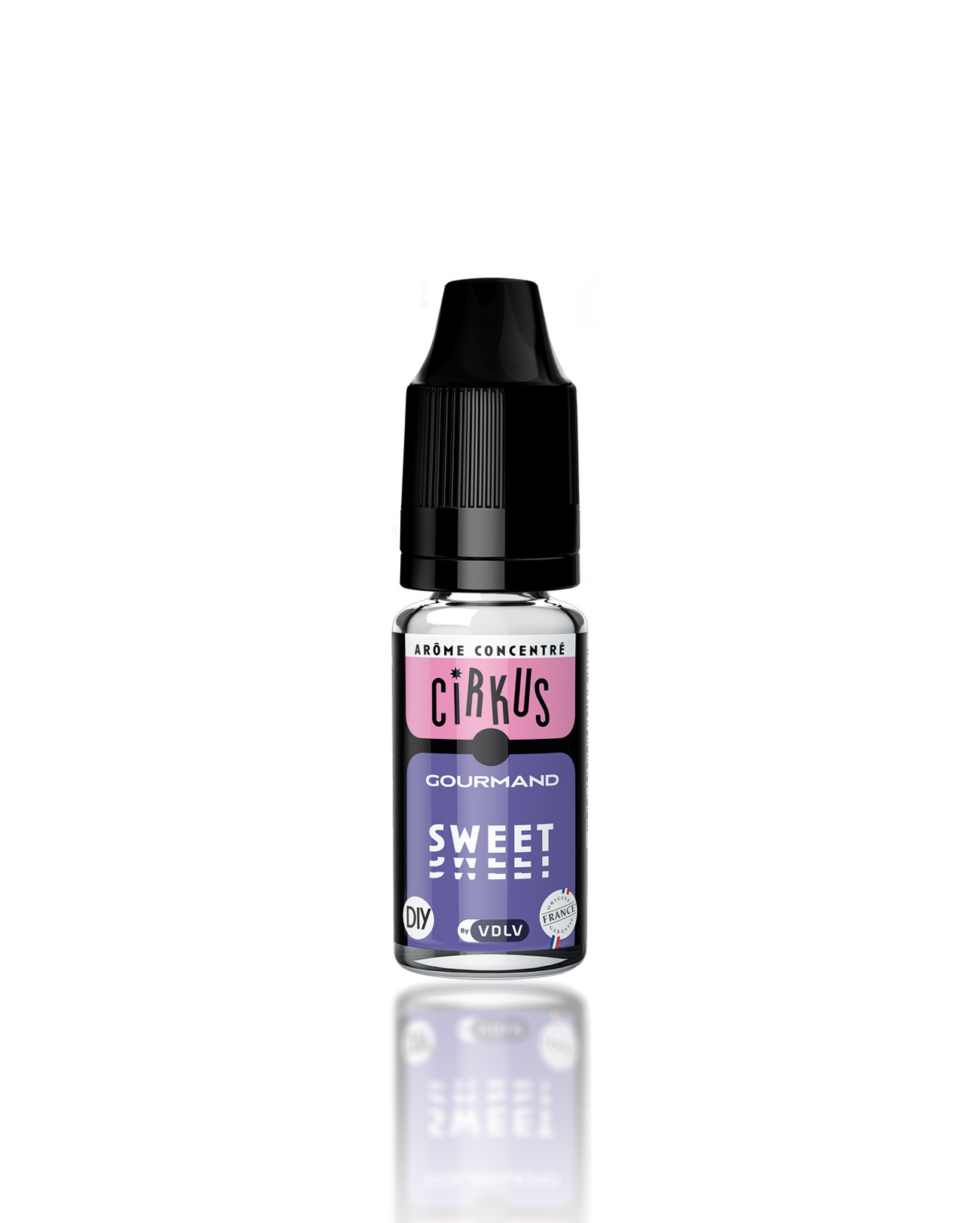 Arôme concentré 10 ml Sweet Cirkus VDLV goût tabac gourmand pour créer son propre e-liquide DIY
