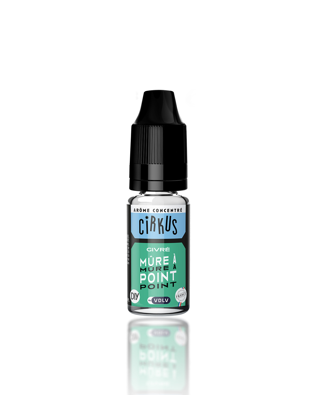 Arôme concentré 10 ml Mûre à point Cirkus VDLV goût fruité mûre cassis myrtille glacé pour créer soi-même son e-liquide DIY