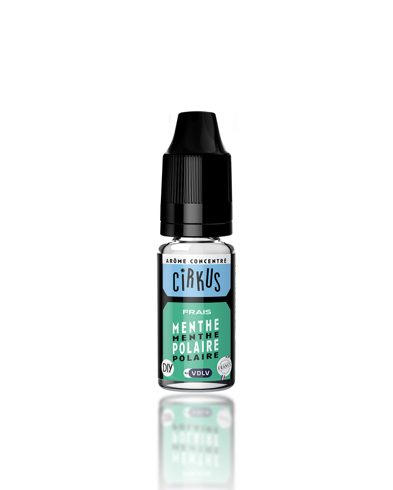 Arôme concentré 10 ml Menthe Polaire Cirkus VDLV saveur mentholé très fraiche pour créer son propre e-liquide DIY
