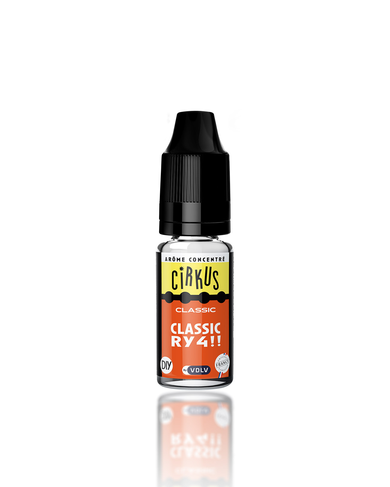 Arôme concentré 10 ml Classic RY4 Cirkus VDLV goût tabac gourmand vanille caramel pour fabriquer son e-liquide DIY maison