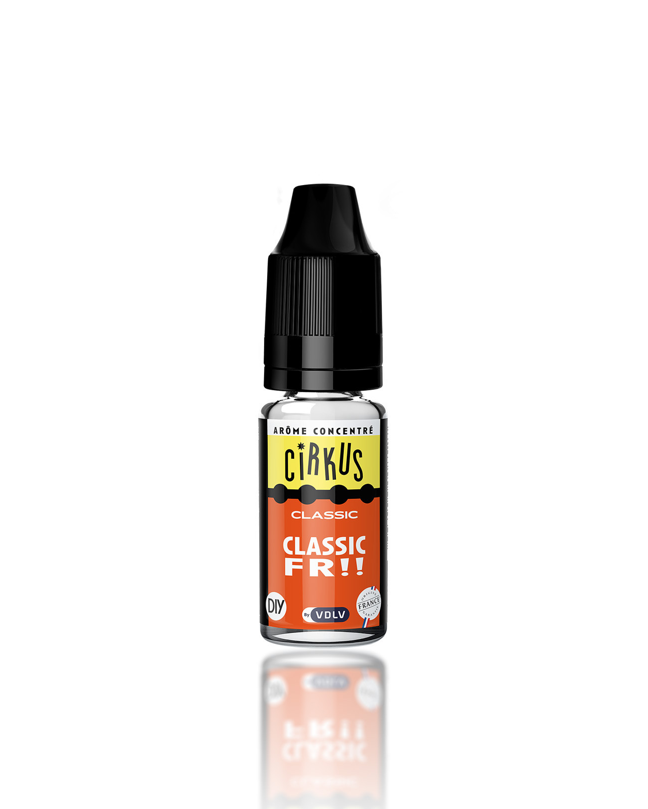 Arôme concentré 10 ml Classic FR Cirkus VDLV goût tabac classique traditionnel pour créer son propre e-liquide DIY