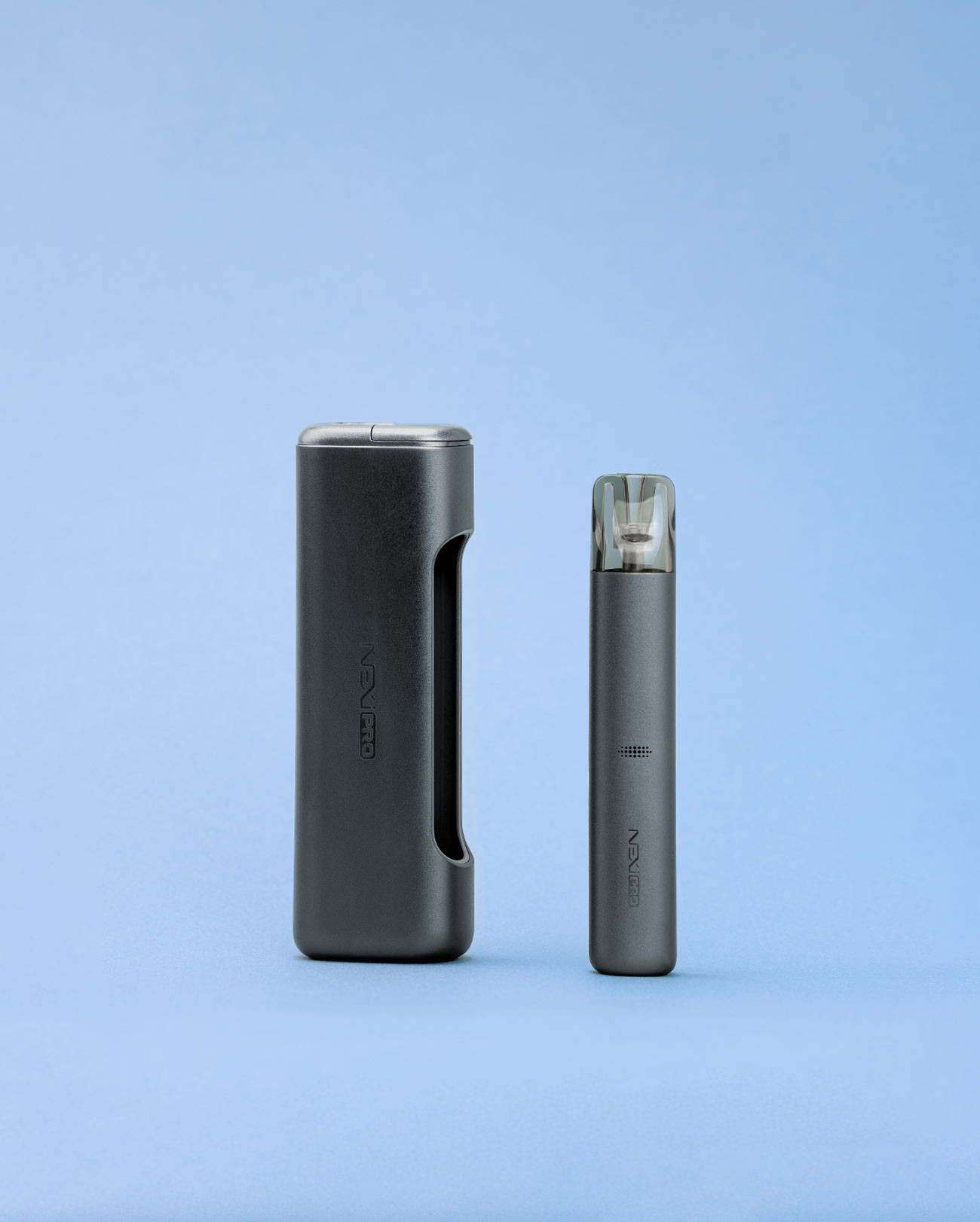 Pod Nexi Pro par Aspire avec pen et powerbank, couleur grey gris