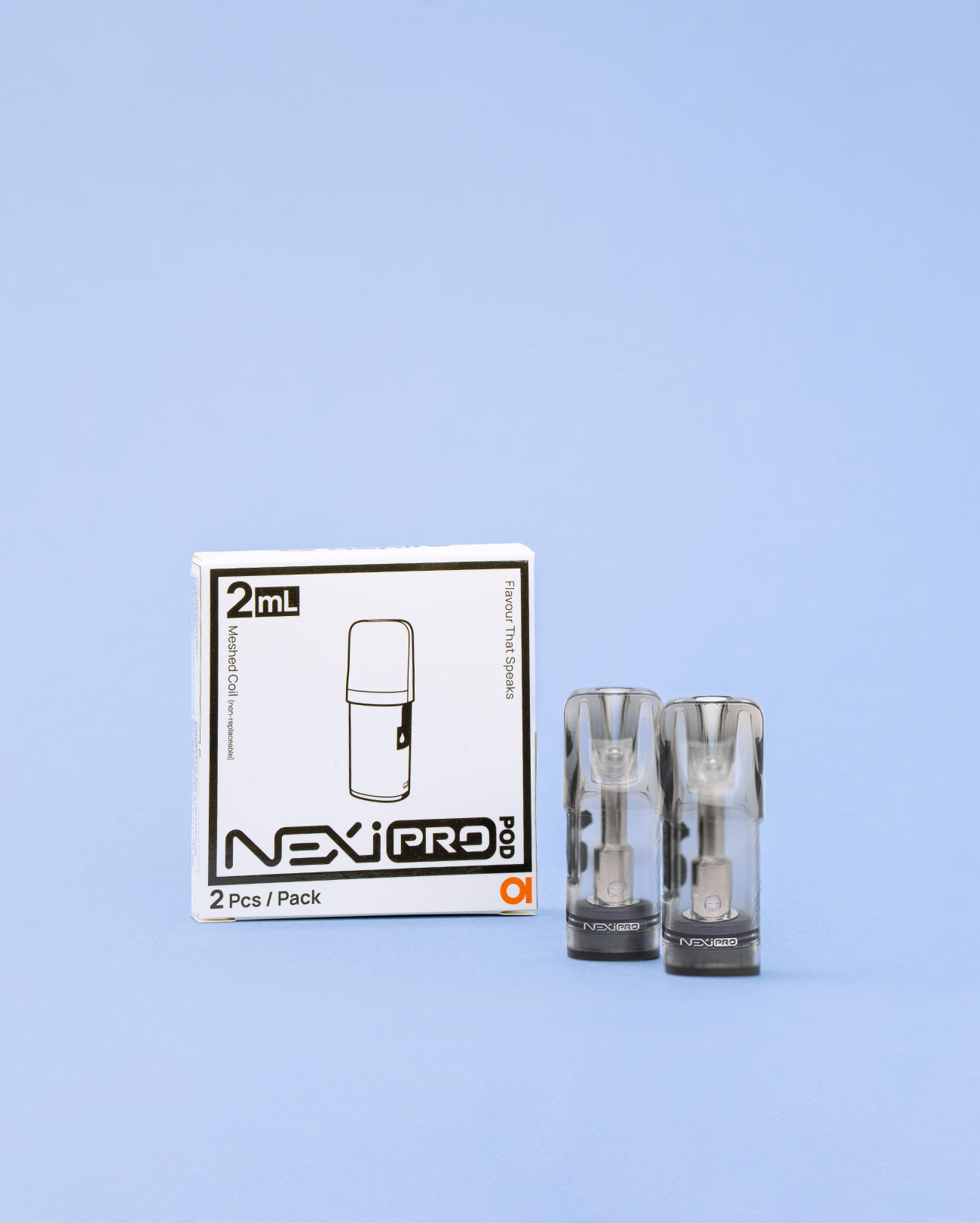 Cartouches réservoirs 2 ml de remplacement avec résistance intégrée 1,2 ohm pour pod cigarette électronique Aspire Nexi Pro