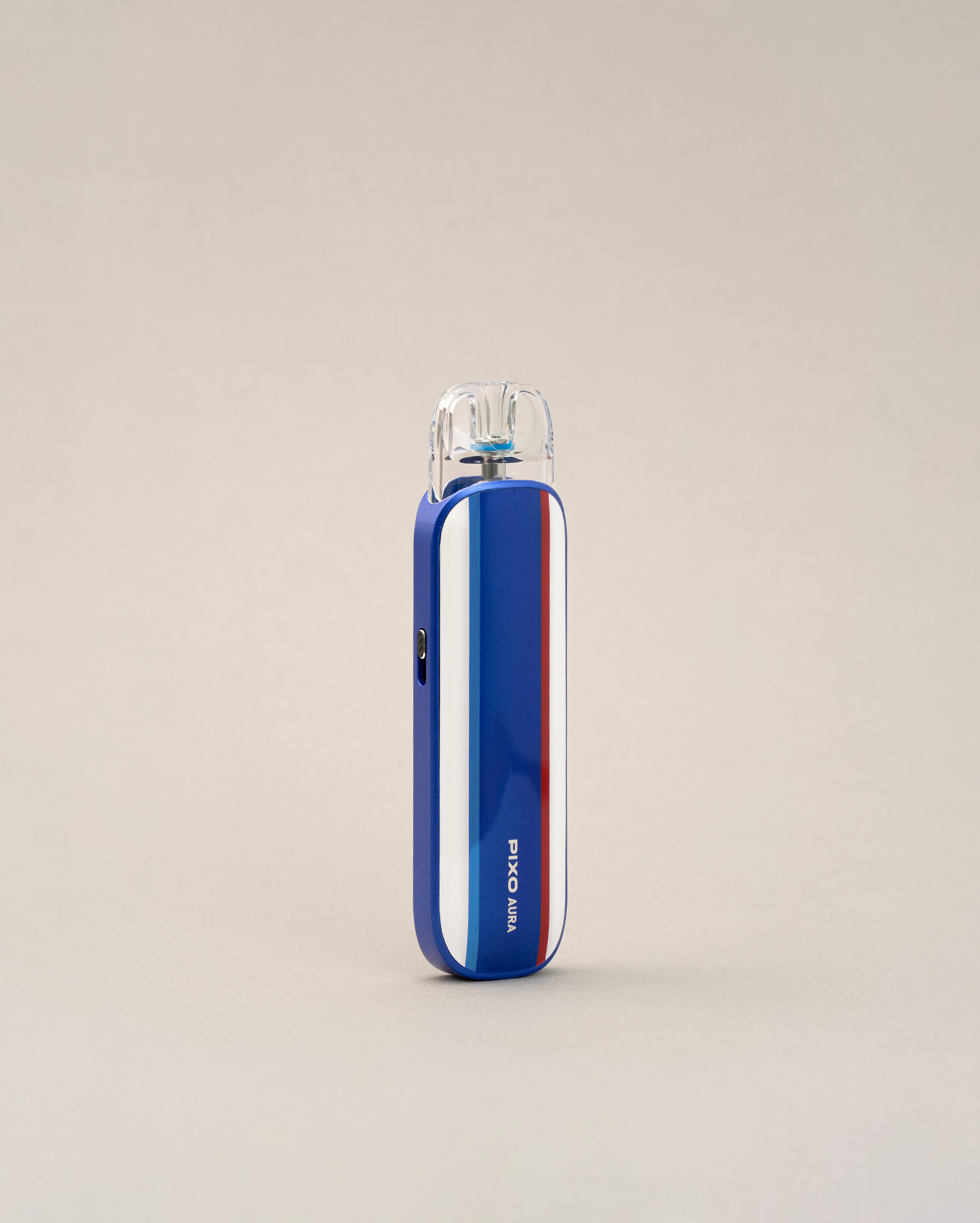 Le pod Aspire Pixo Aura couleur Speed Blue look sportif, compact et volume de vapeur
