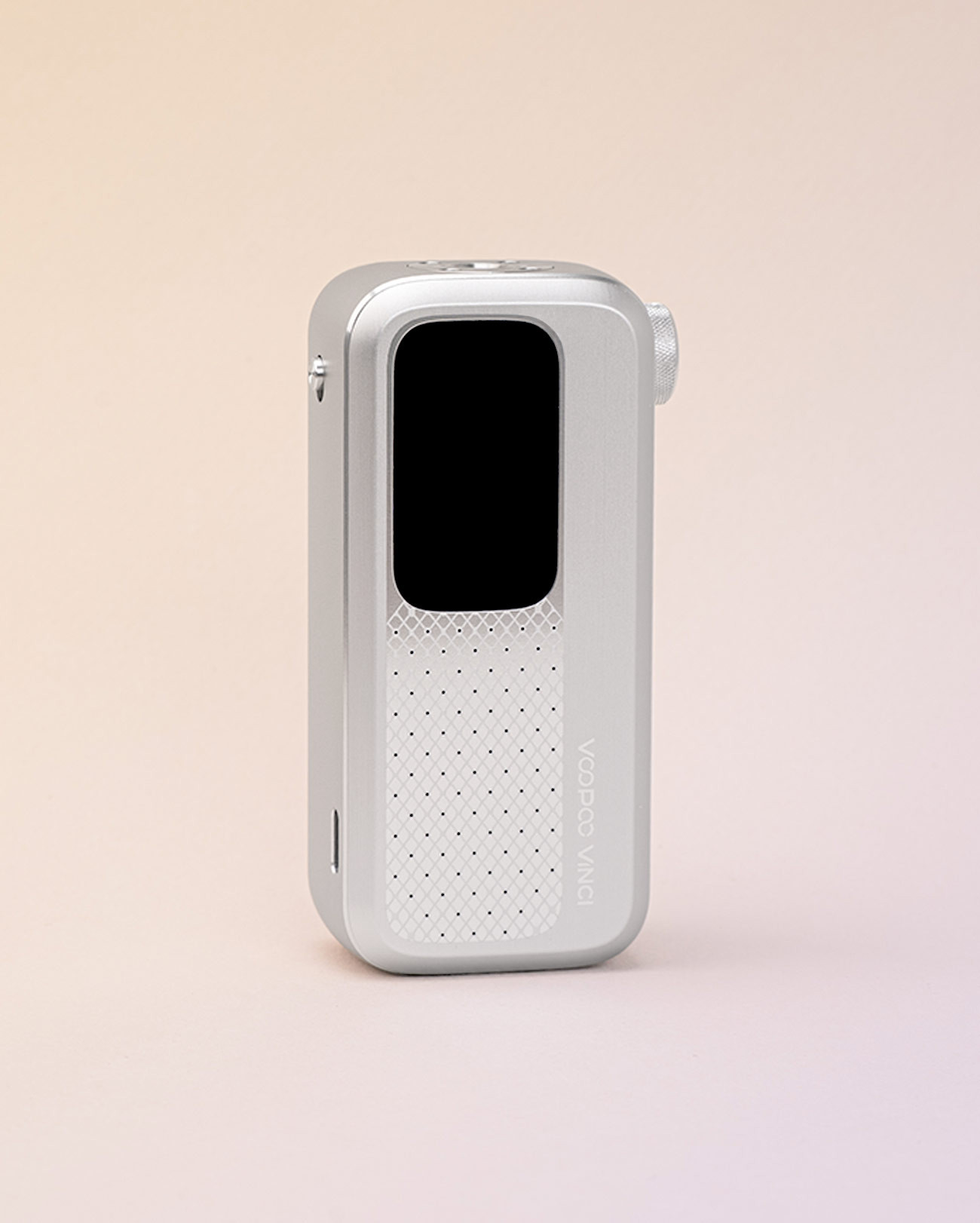 Box Voopoo Vinci Spark 220 Tech Silver agrenté doubles accus s'adapte à tous les atomiseurs