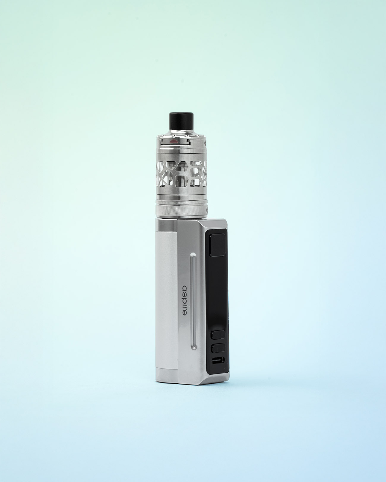 Kit Aspire Zelos M80 silver argent parfait pour débuter dans la vape