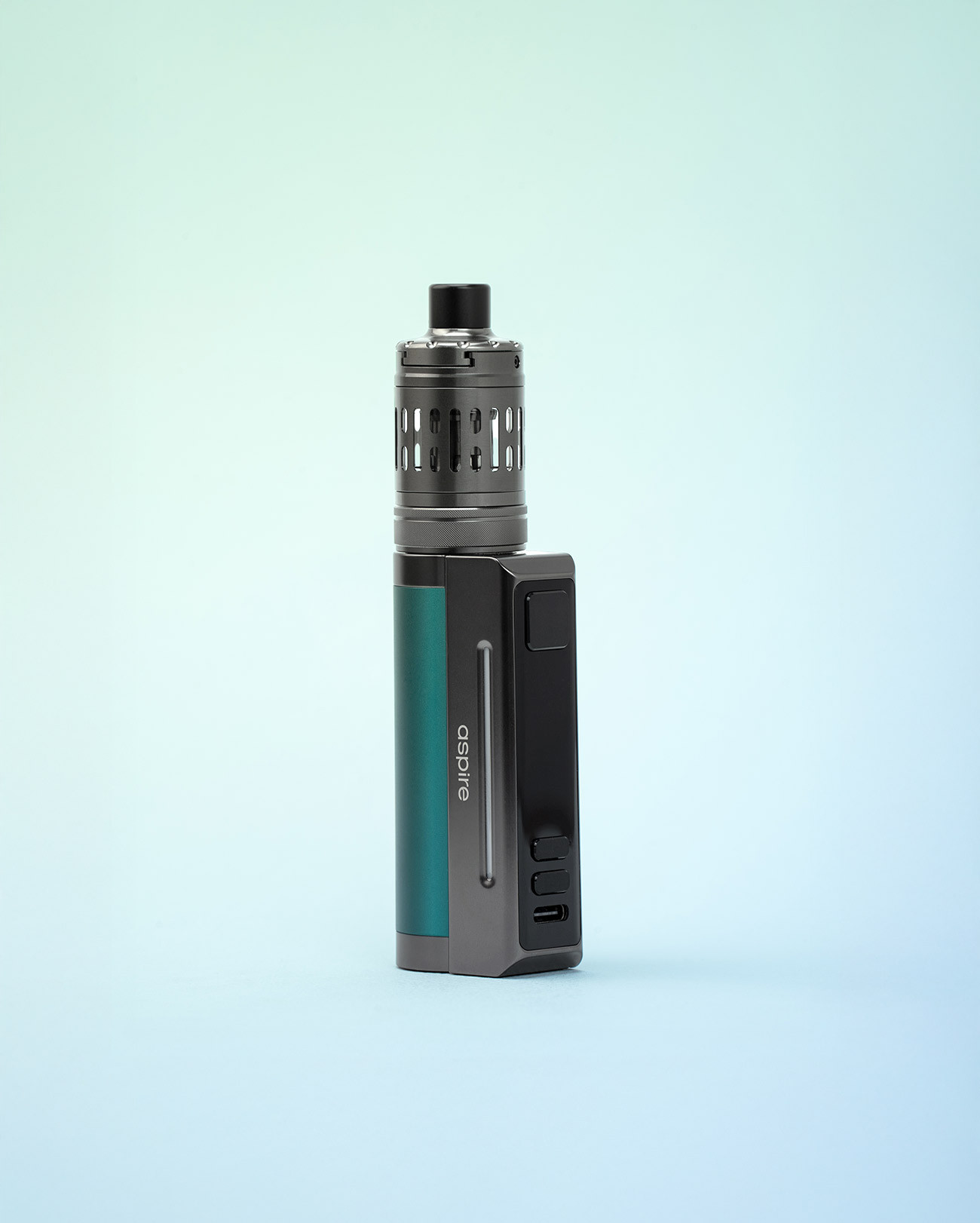 E-cig kit M80 Aspire Green and Gunmetal verte et gris foncé pour tous les profils