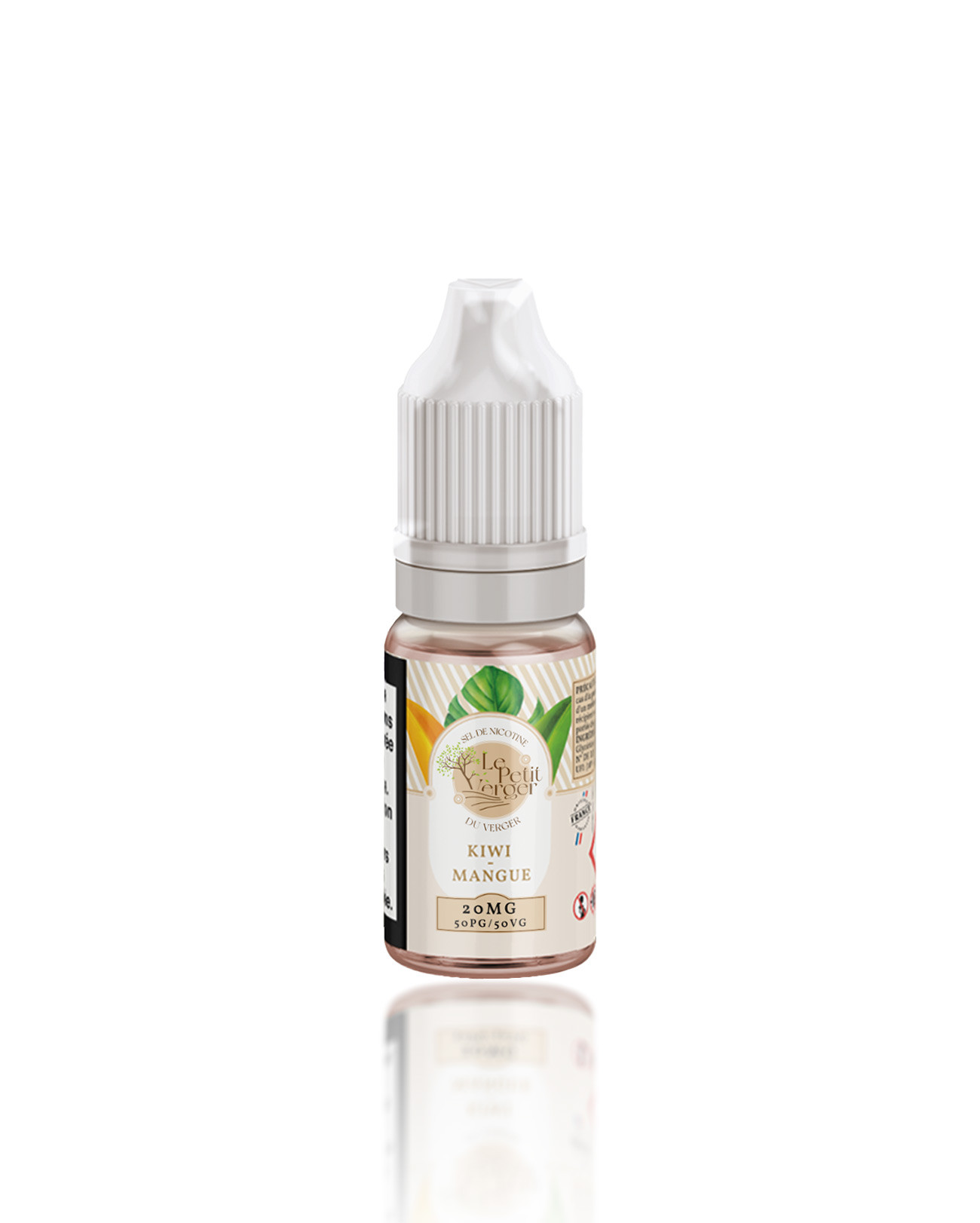 E-liquide Le Petit Verger kiwi mangue au sel de nicotine à la saveur exotique tropicale