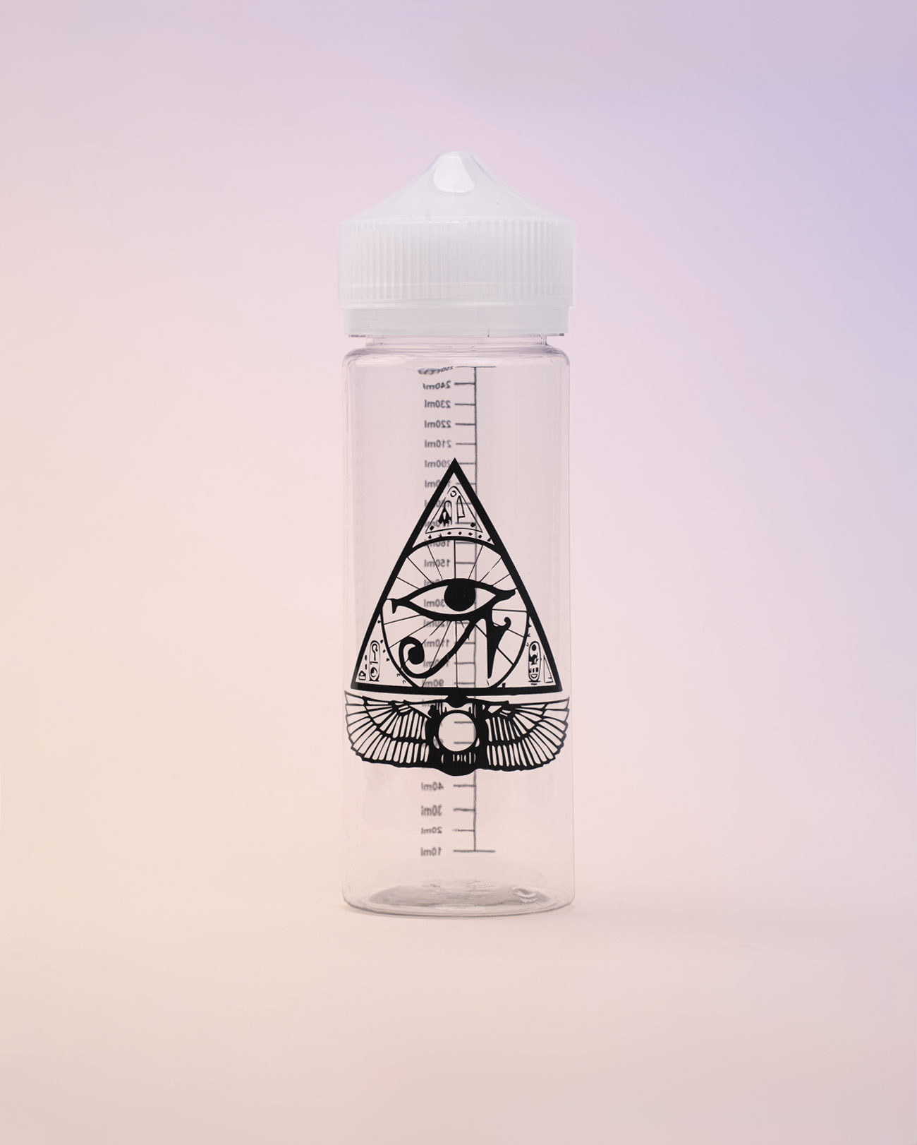 Flacon vide gradué 250 ml Illuminati pour e-liquide mélange DIY