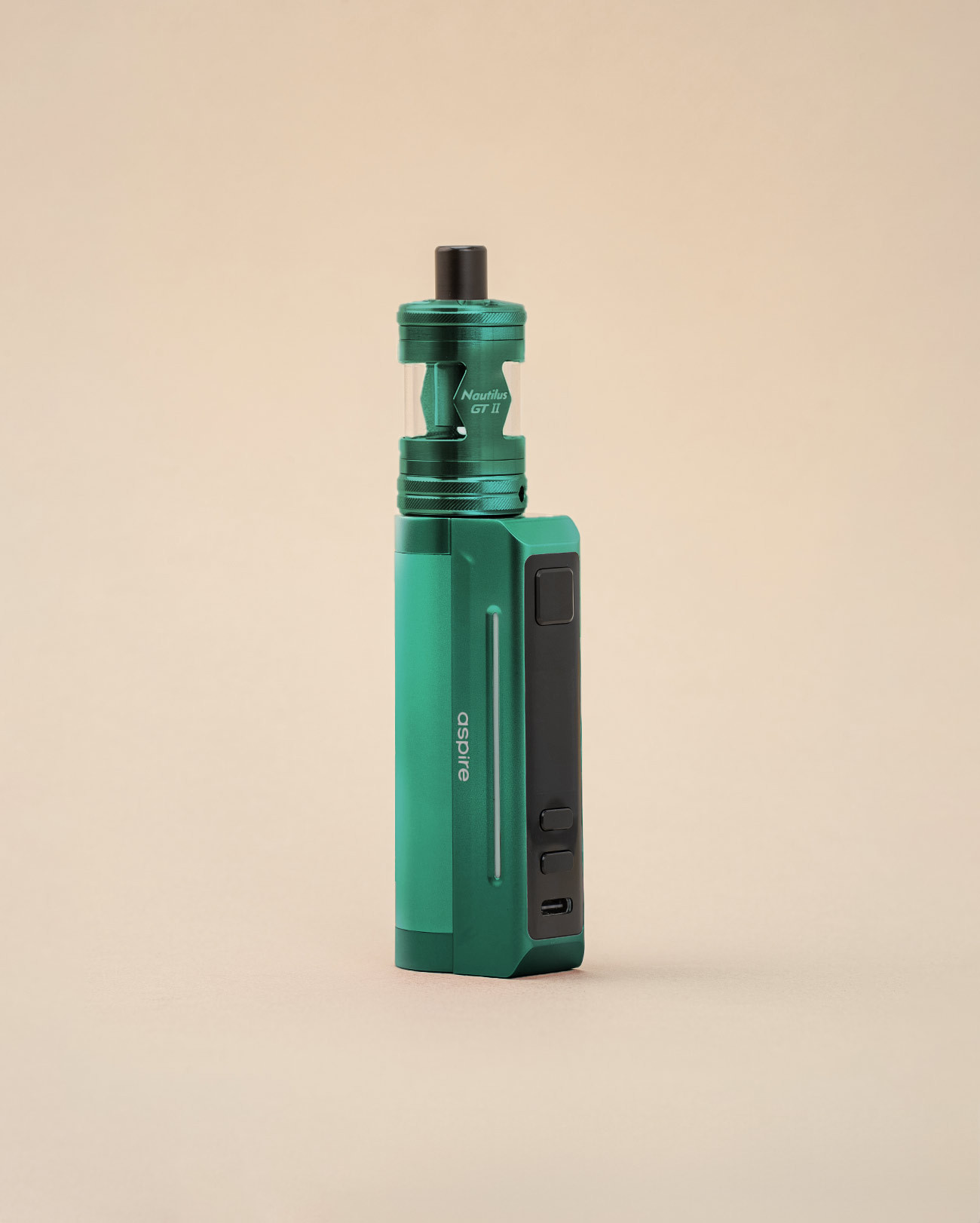 Kit e-cigarette Aspire Zelos X80 avec led dynamique lumière couleur metallic jade