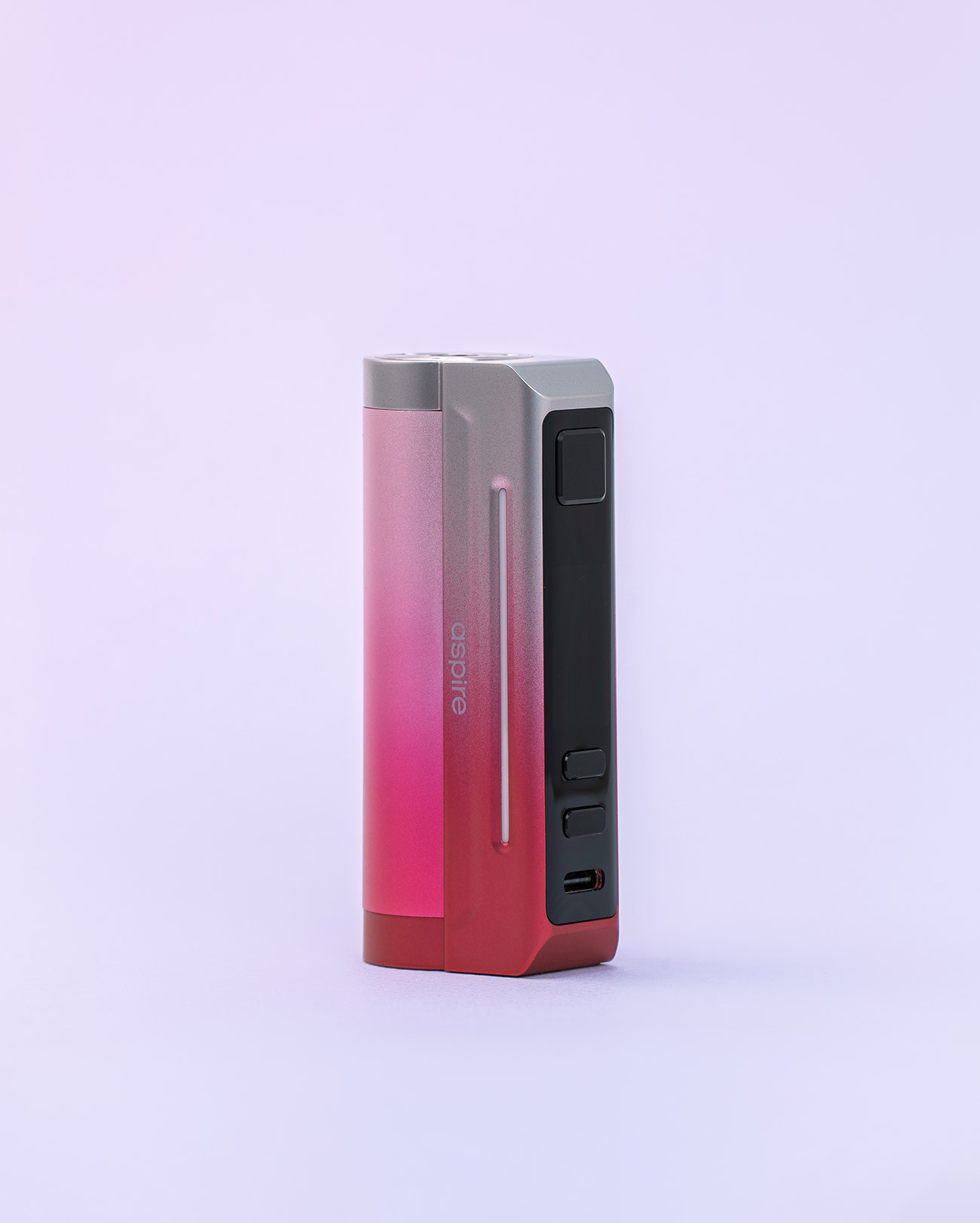 Box moderne et féminine pour e-cig Aspire Zelos X80 avec accu interchangeable couleur Pink Gradient dégradé rose