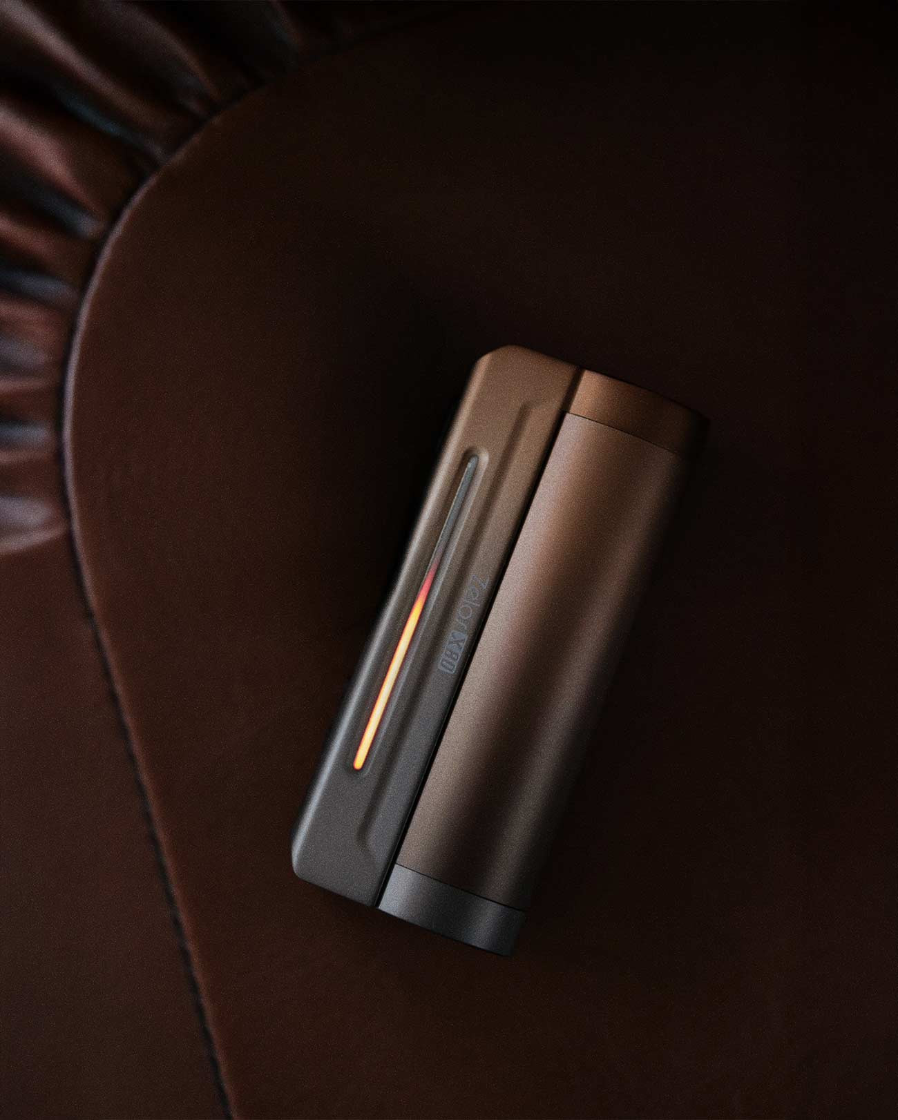 Belle box à LED effet lumineux animation colorée pour vapoteur Aspire Zelos X80 couleur dégradé bronze gardient