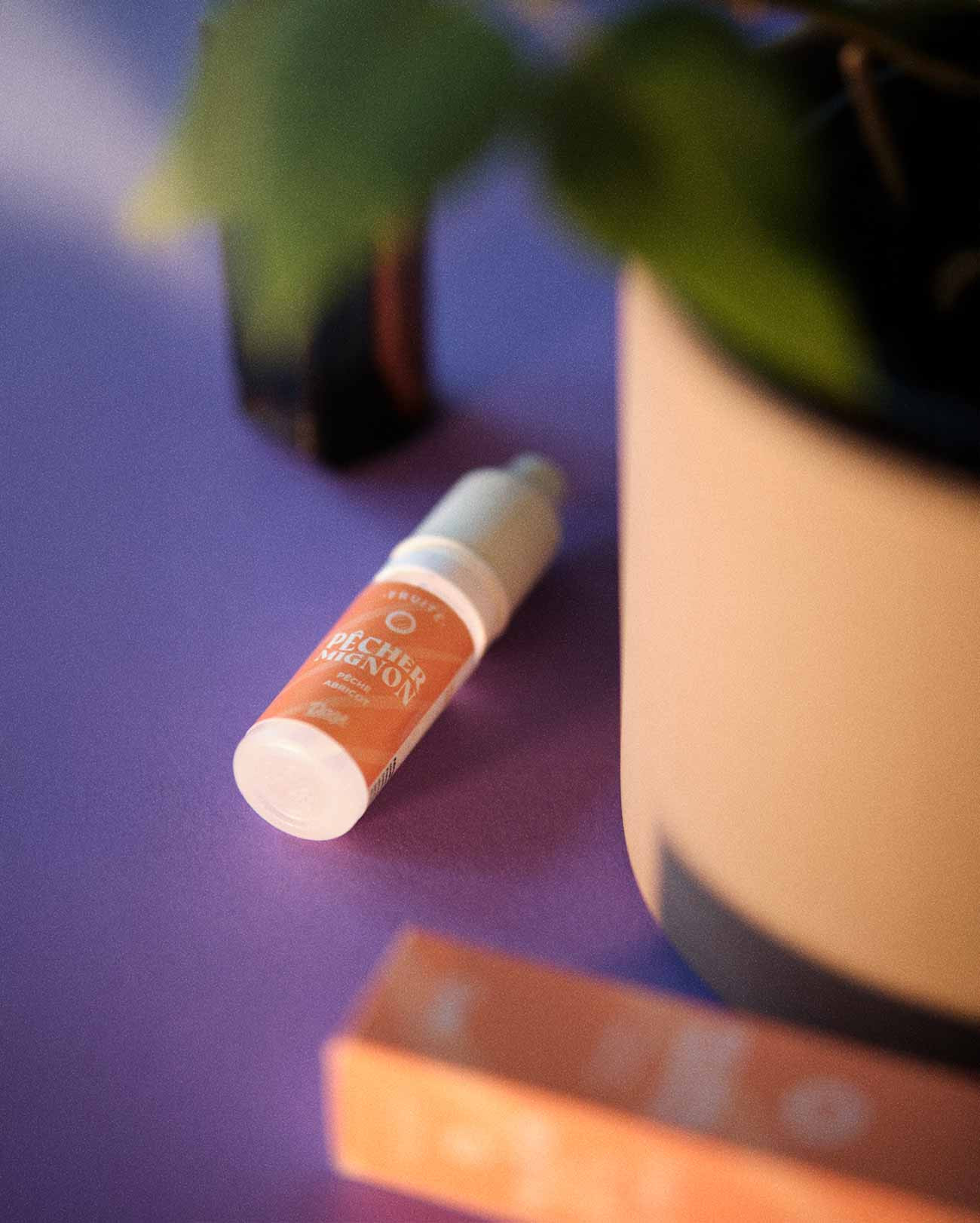 E-liquide fruité 10 ml Daze Pêcher Mignon saveur abricot pêche fabriqué en France