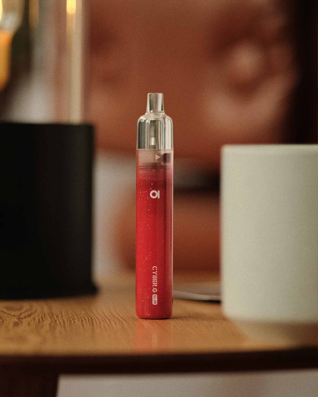 Pod e-cigarette colorée et féminine Aspire Cyber G Slim red rouge