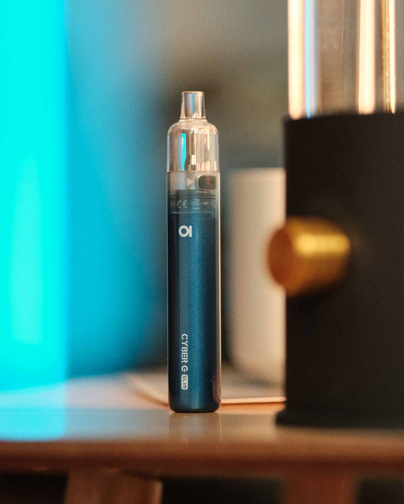 Pod e-cig fine Aspire Cyber G Slim blue bleu simple et discrète