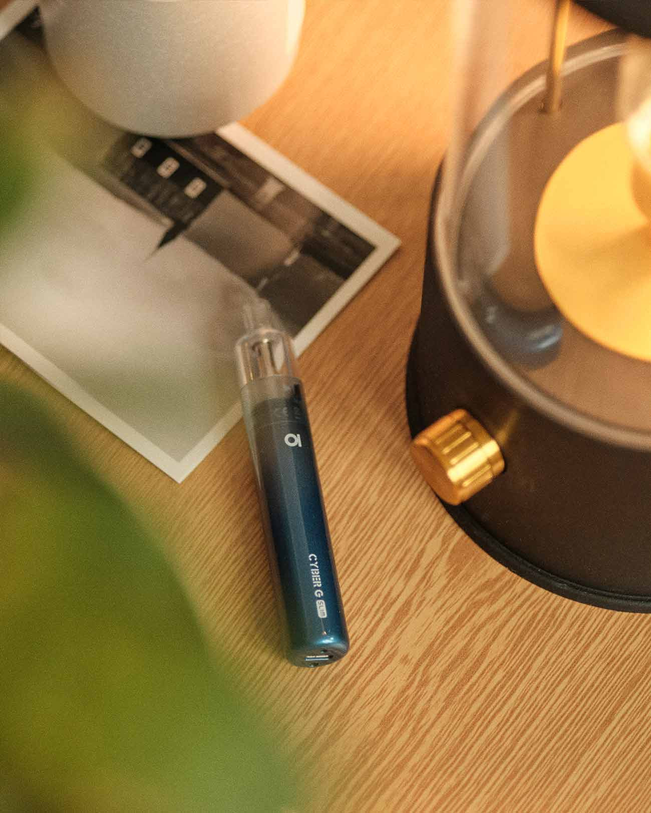 Cigarette électronique hyper simple Aspire Cyber G Slim blue bleu