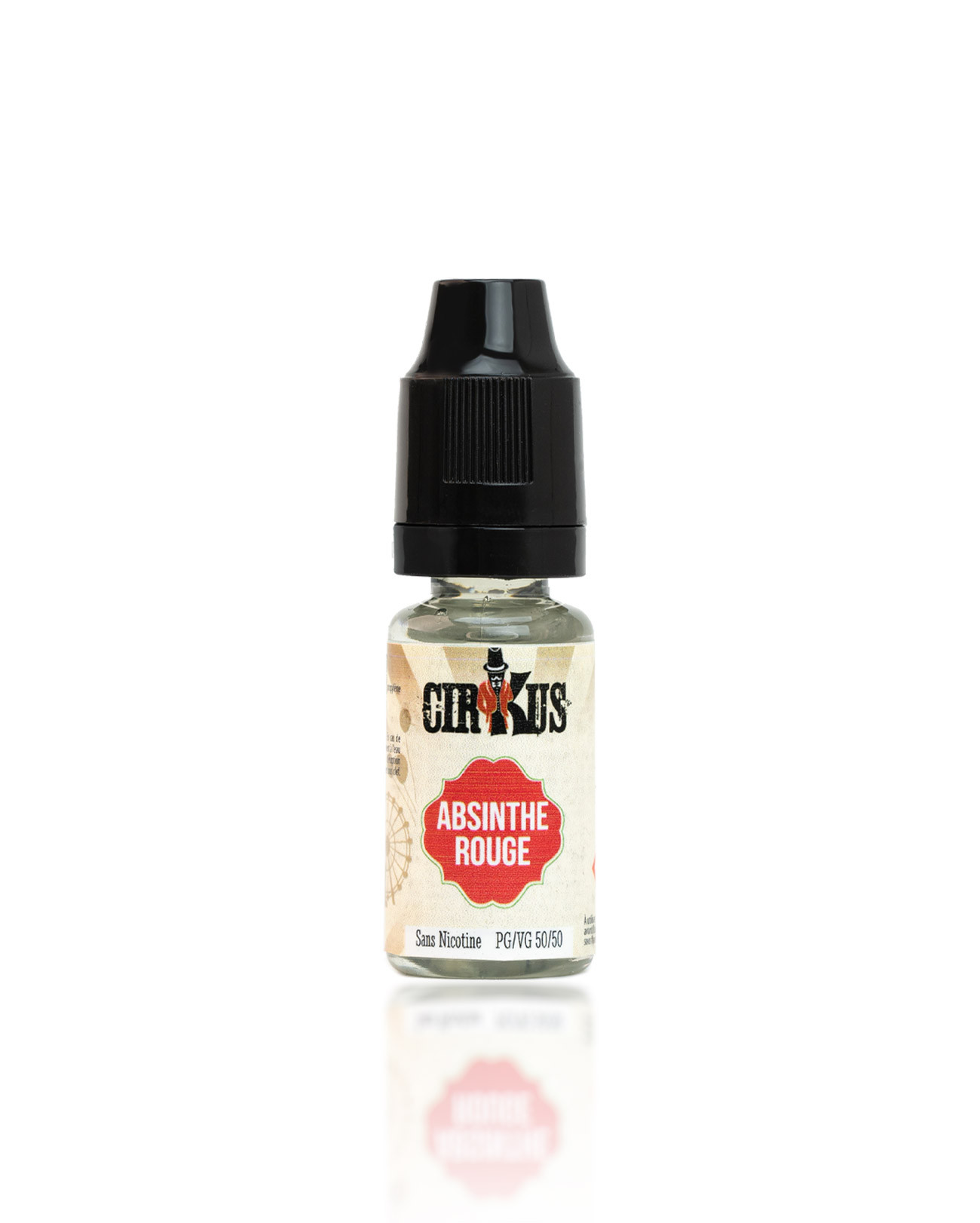 E-liquide 10 ml Absinthe Rouge Cirkus Authentic VDLV