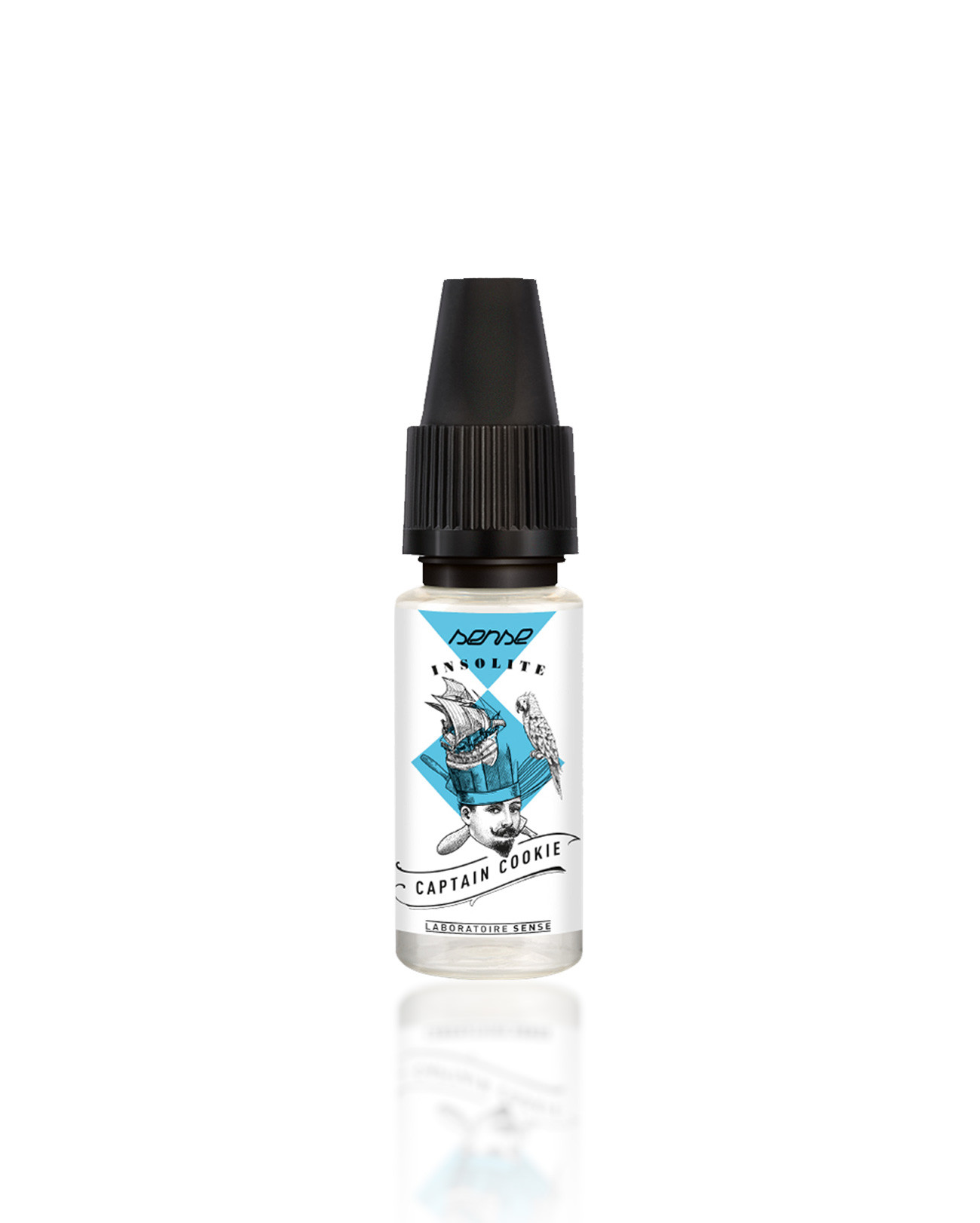 E-liquide 10 ml Captain Cookie Sense Insolite Laboratoire Sense