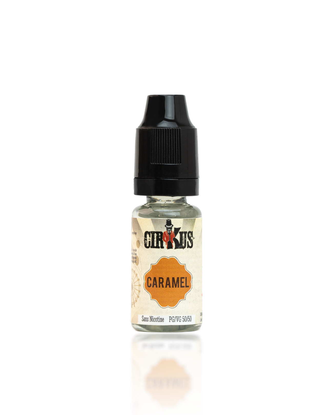 E-liquide 10 ml Caramel Cirkus Authentic VDLV