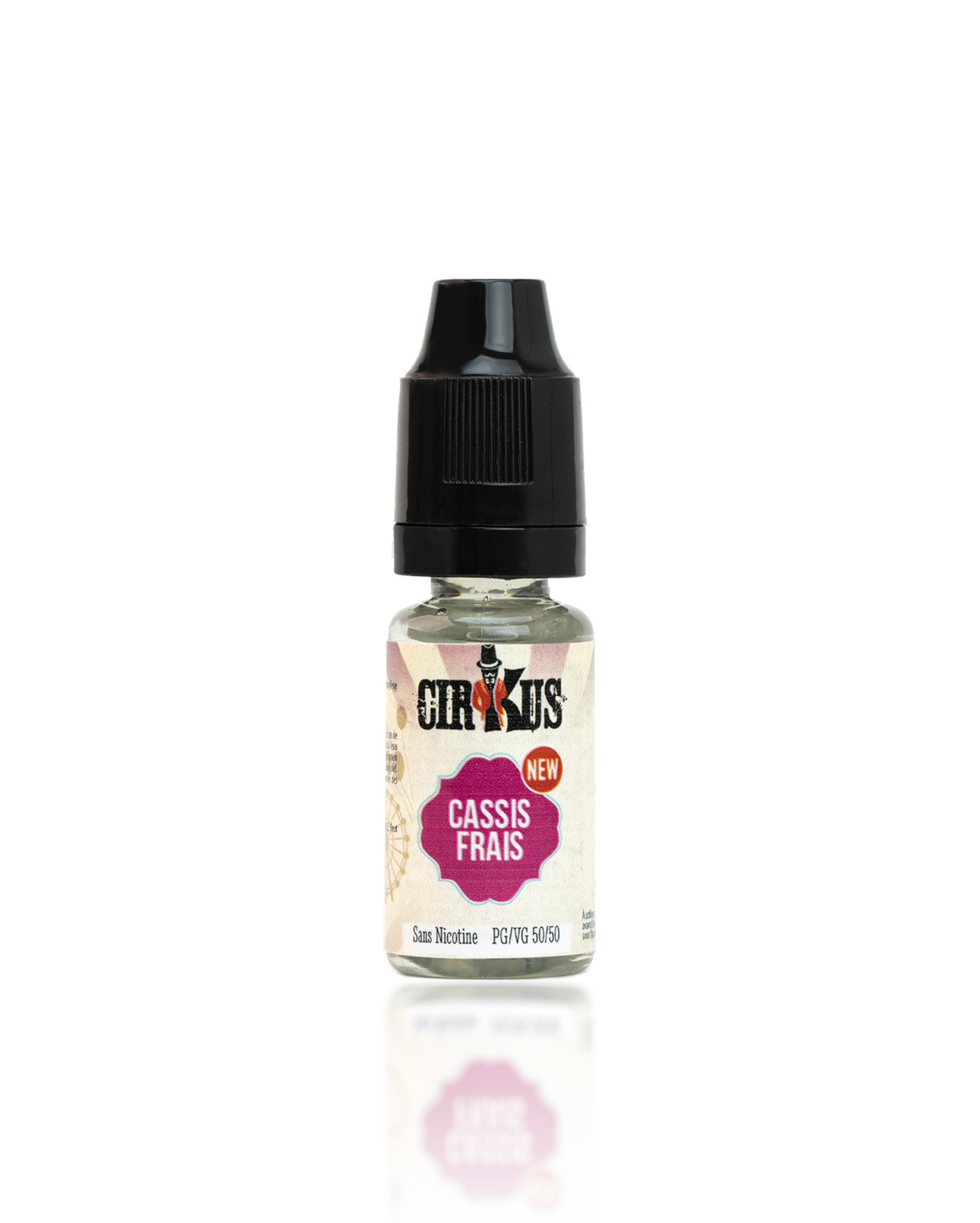 E-liquide 10 ml Cassis Frais Cirkus Authentic VDLV