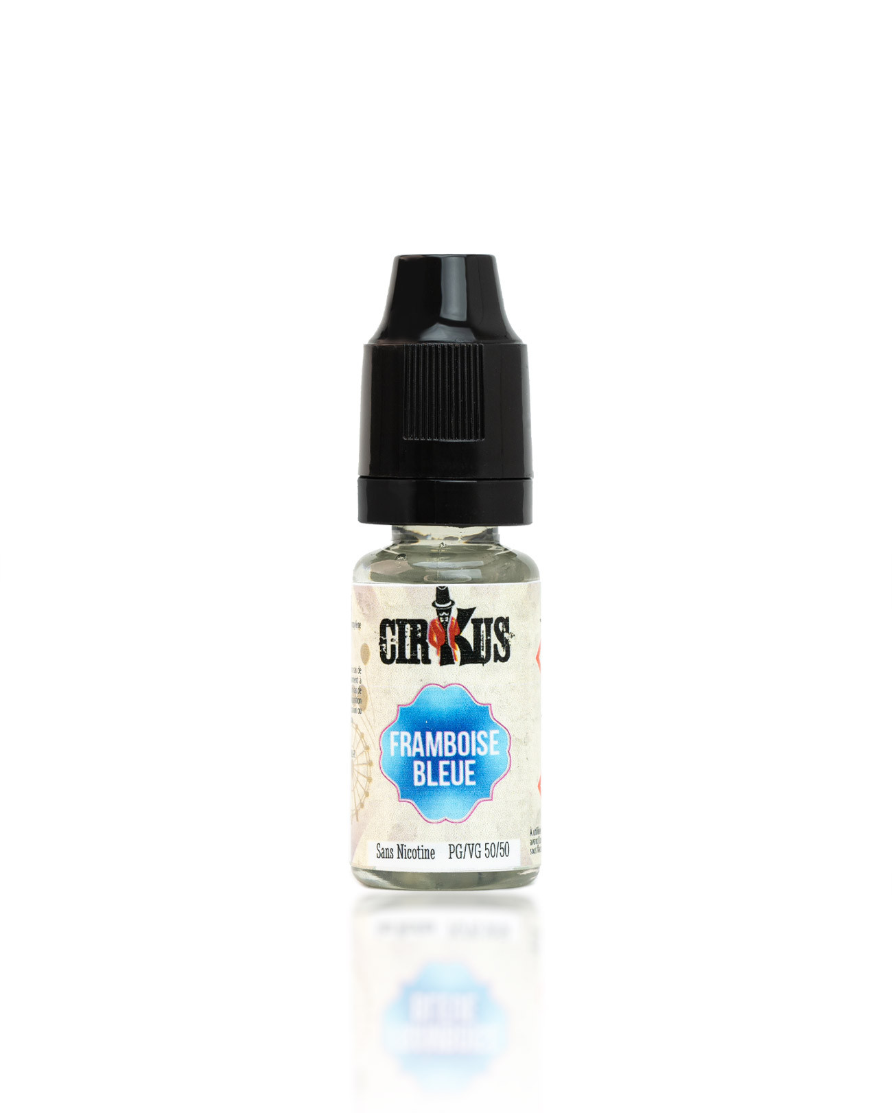 E-liquide 10 ml Framboise Bleue Cirkus Authentic VDLV