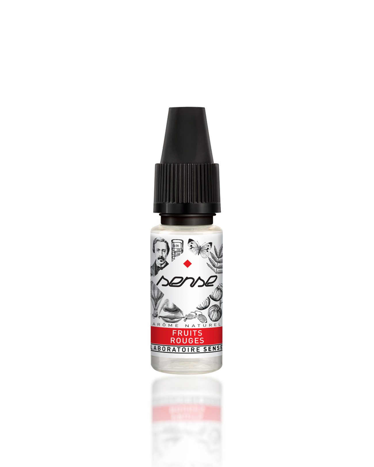 E-liquide 10 ml Fruits Rouges Laboratoire Sense