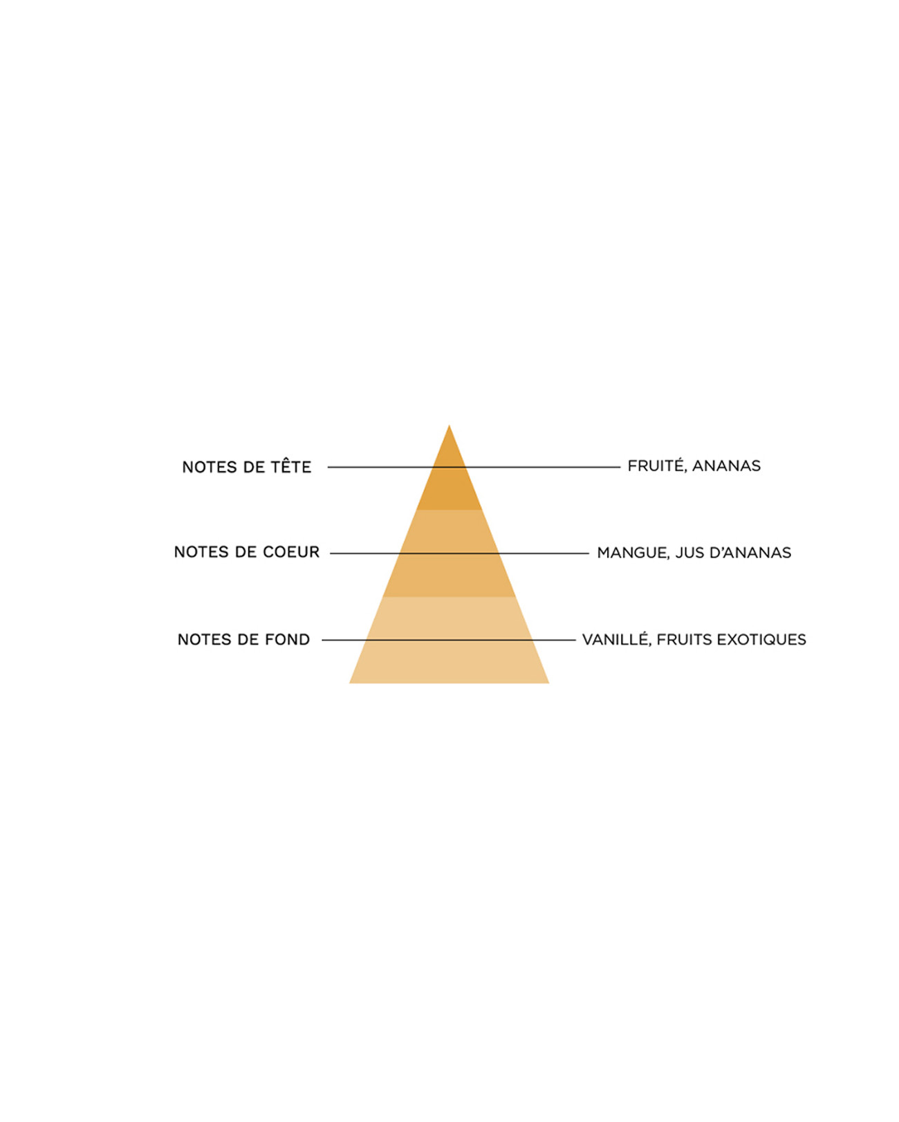 Pyramide aromatique Mangue Ananas Laboratoire Sense