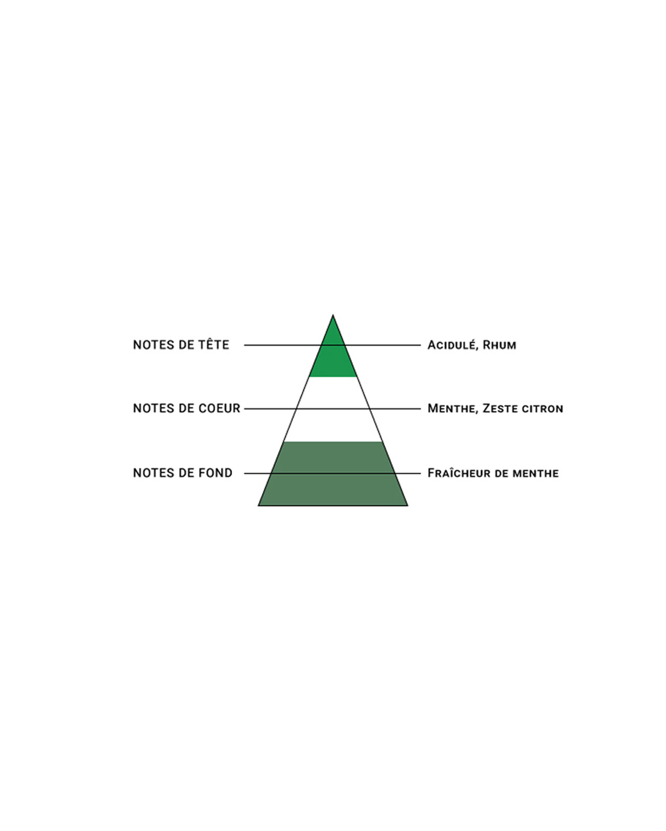 Pyramide aromatique Menthe Agrumes Laboratoire Sense