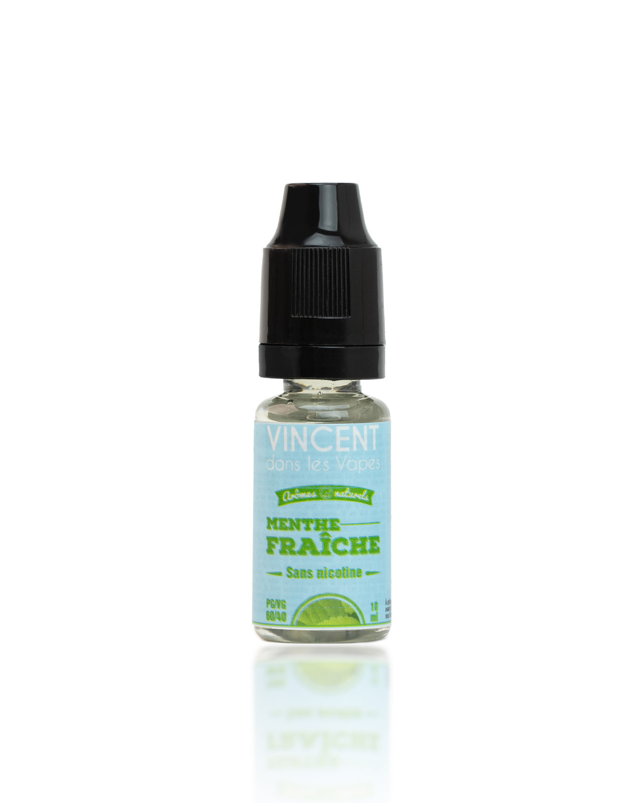 E-liquide 10 ml Menthe Fraîche Vincent dans les vapes VDLV