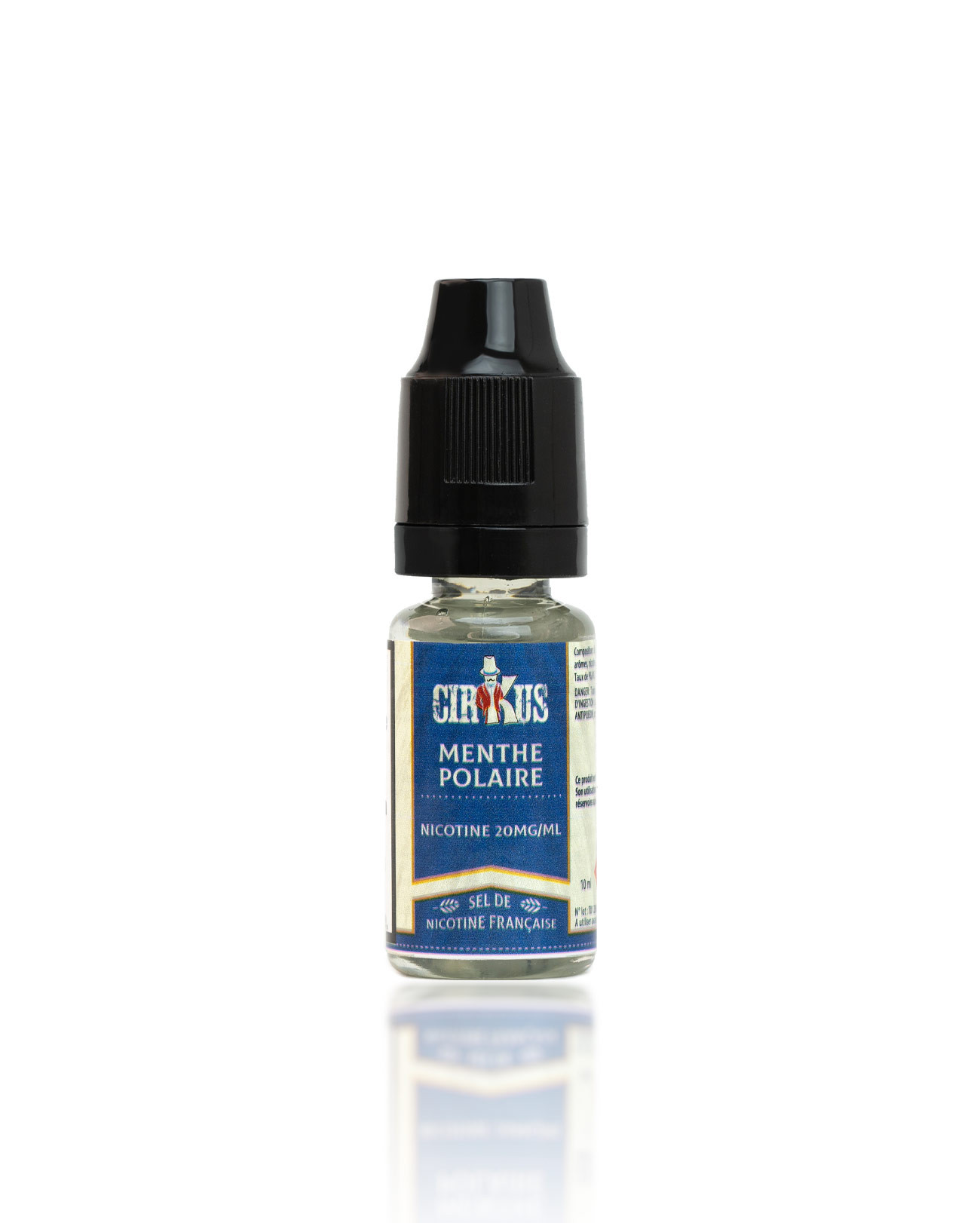 E-liquide 10 ml Menthe Polaire Sel De Nicotine Cirkus Authentic VDLV