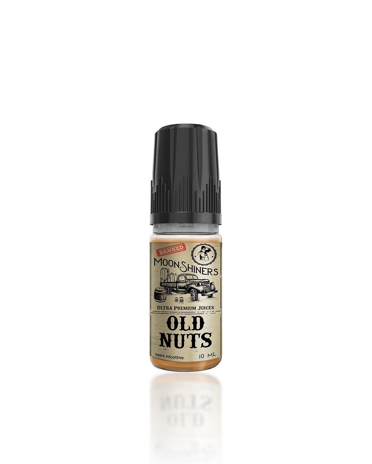 E-liquide 10 ml Old Nuts Moonshiners Laboratoire Lips