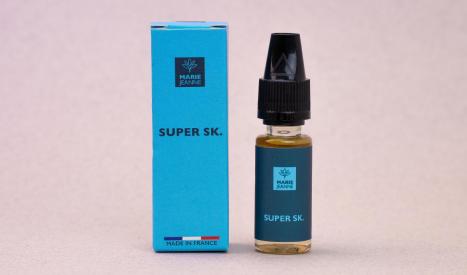 E-liquide isolat de CBD relaxant 10 ml Super SK Marie Jeanne en 300 et 600 mg 