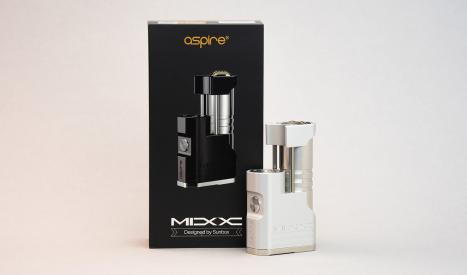 La box Mixx Aspire présente un design Side By Side (ou déporté) pour un look high end