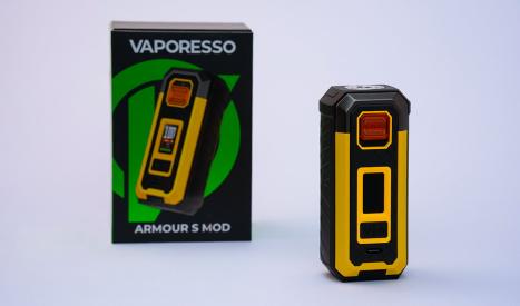 La box Vaporesso Armour S, le nec plus ultra de la solidité.