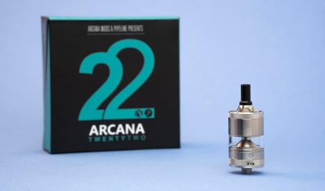 L'Arcana 22 RTA est un atomiseur conçu par Pipeline et Arcana Mods